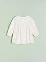 Reserved - Cream Cotton Dress, Kids Girl