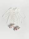 Reserved - Cream Cotton Dress, Kids Girl