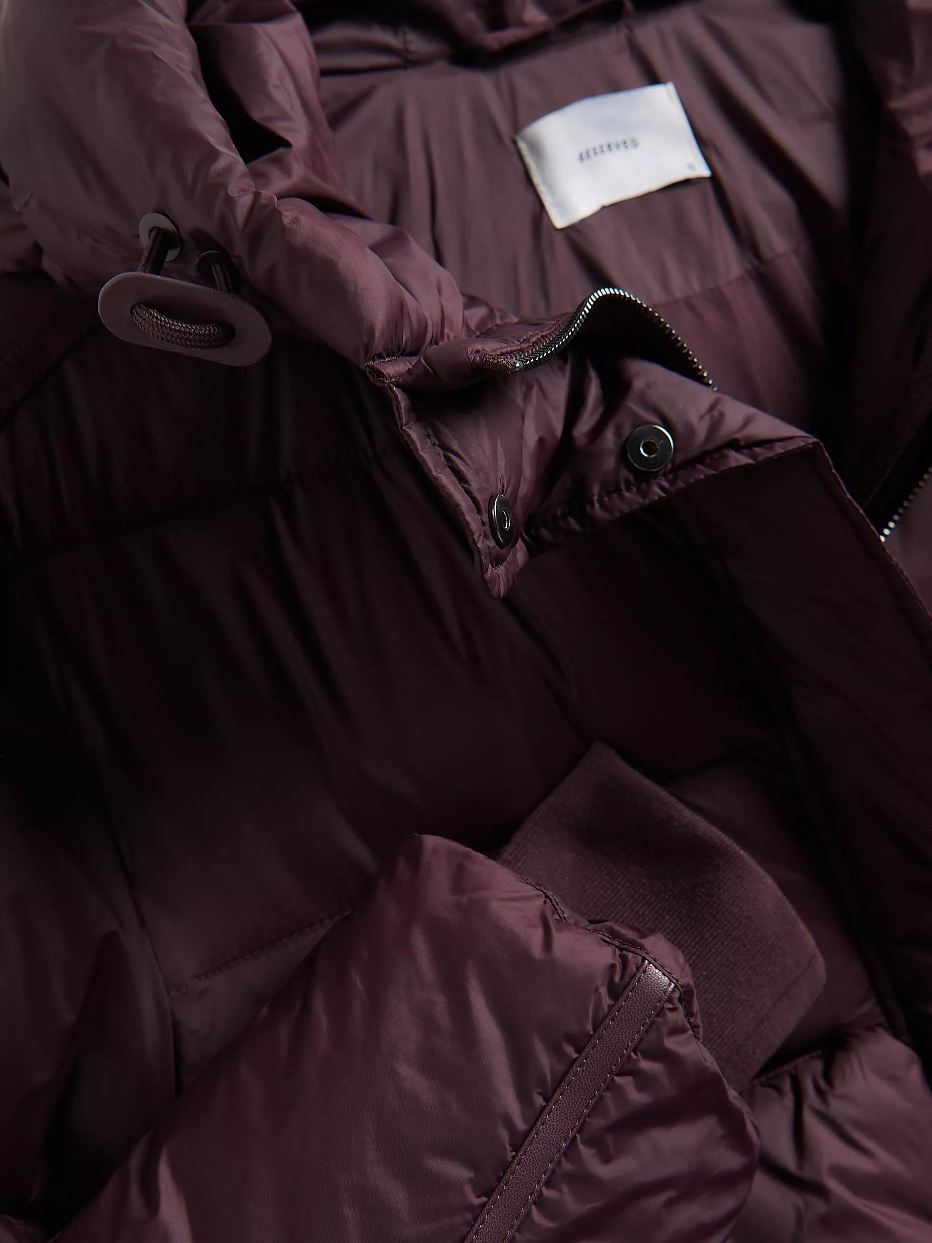 Purple Quilted Jacket With Hood, Purple, large image number 5