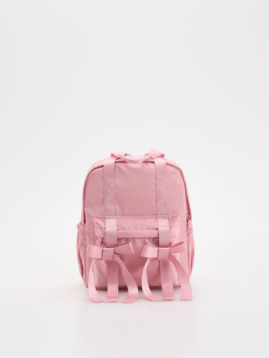 Pink Rucksack, Kids Unisex, Pink, large image number 0