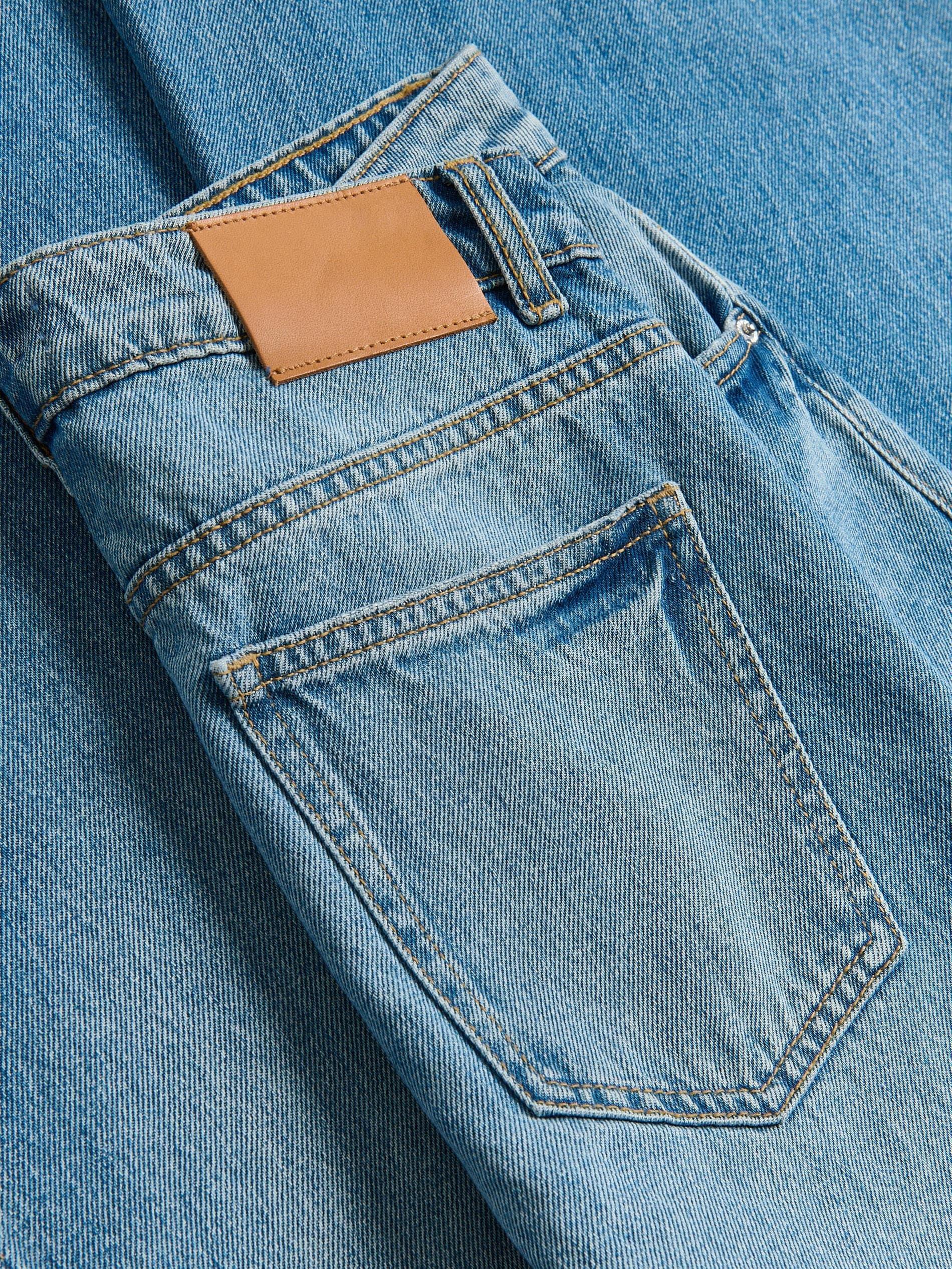 Blue Jeans Wide Leg Jeans, Blue, large image number 4