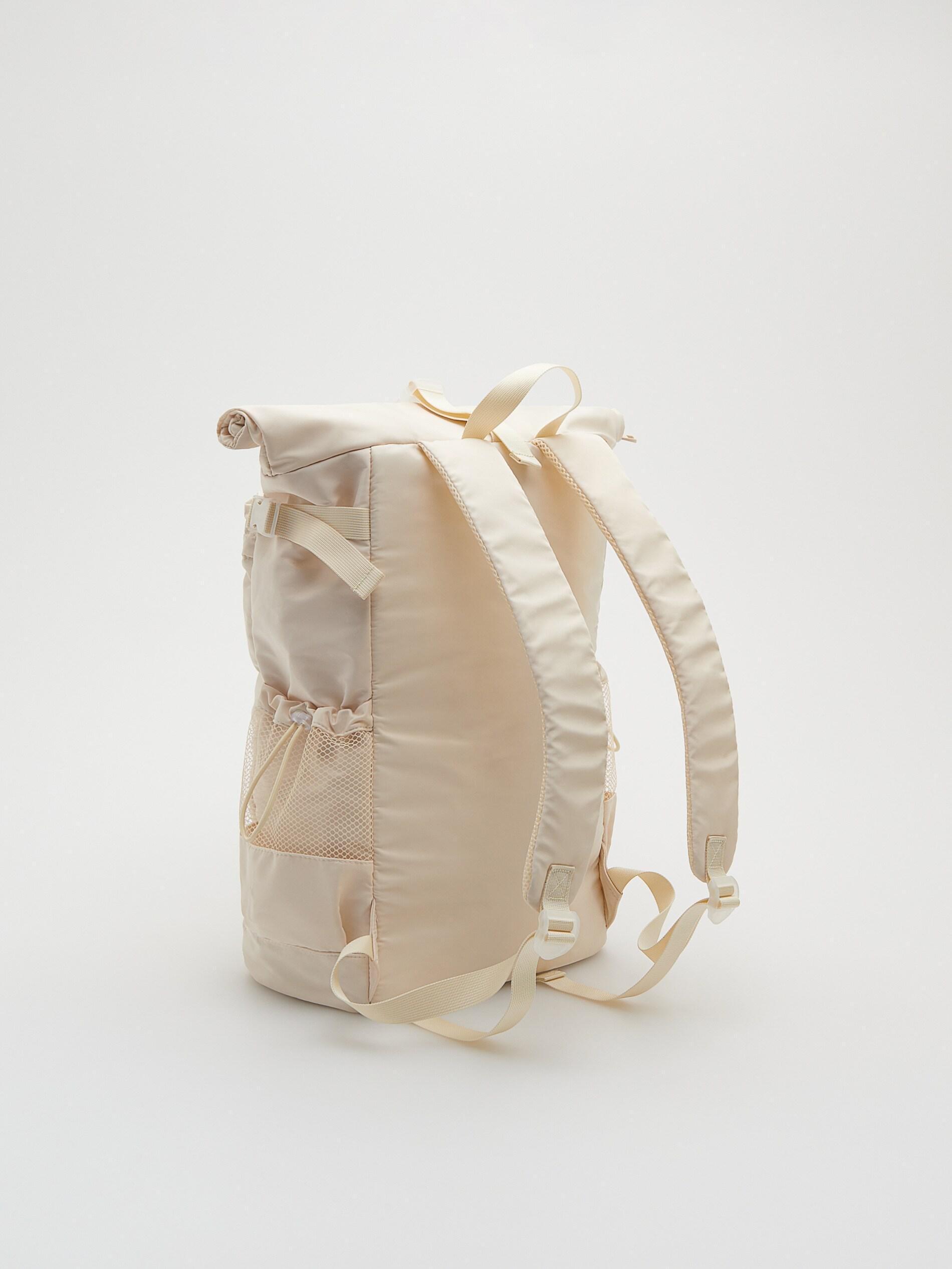 Ivory Large backpack with tape, , large image number 1