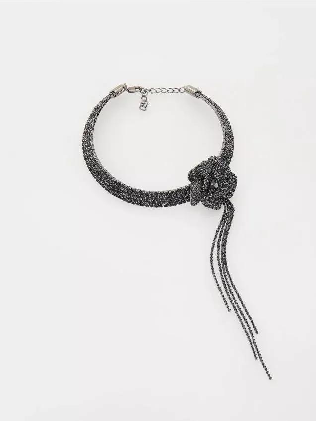 Black Necklace, Grey, large image number 0