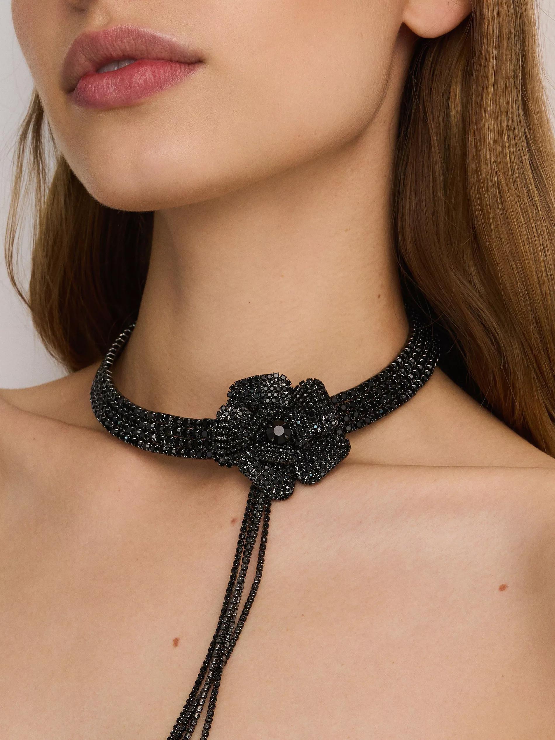 Black Necklace, Grey, large image number 1