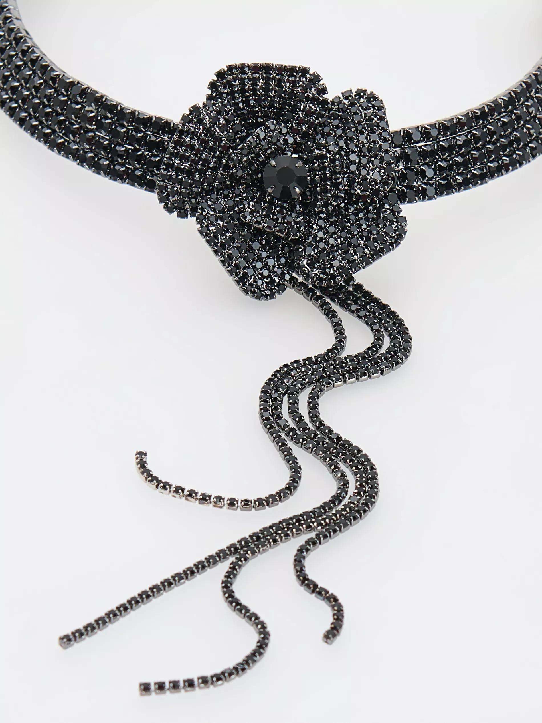 Black Necklace, Grey, large image number 4