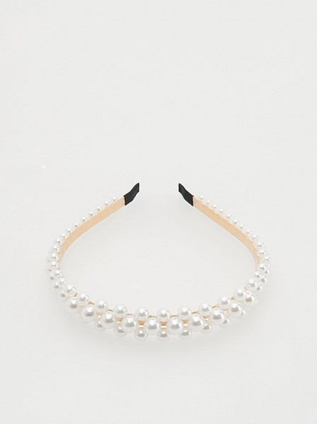 Reserved - White Pearl Detailed Headband
