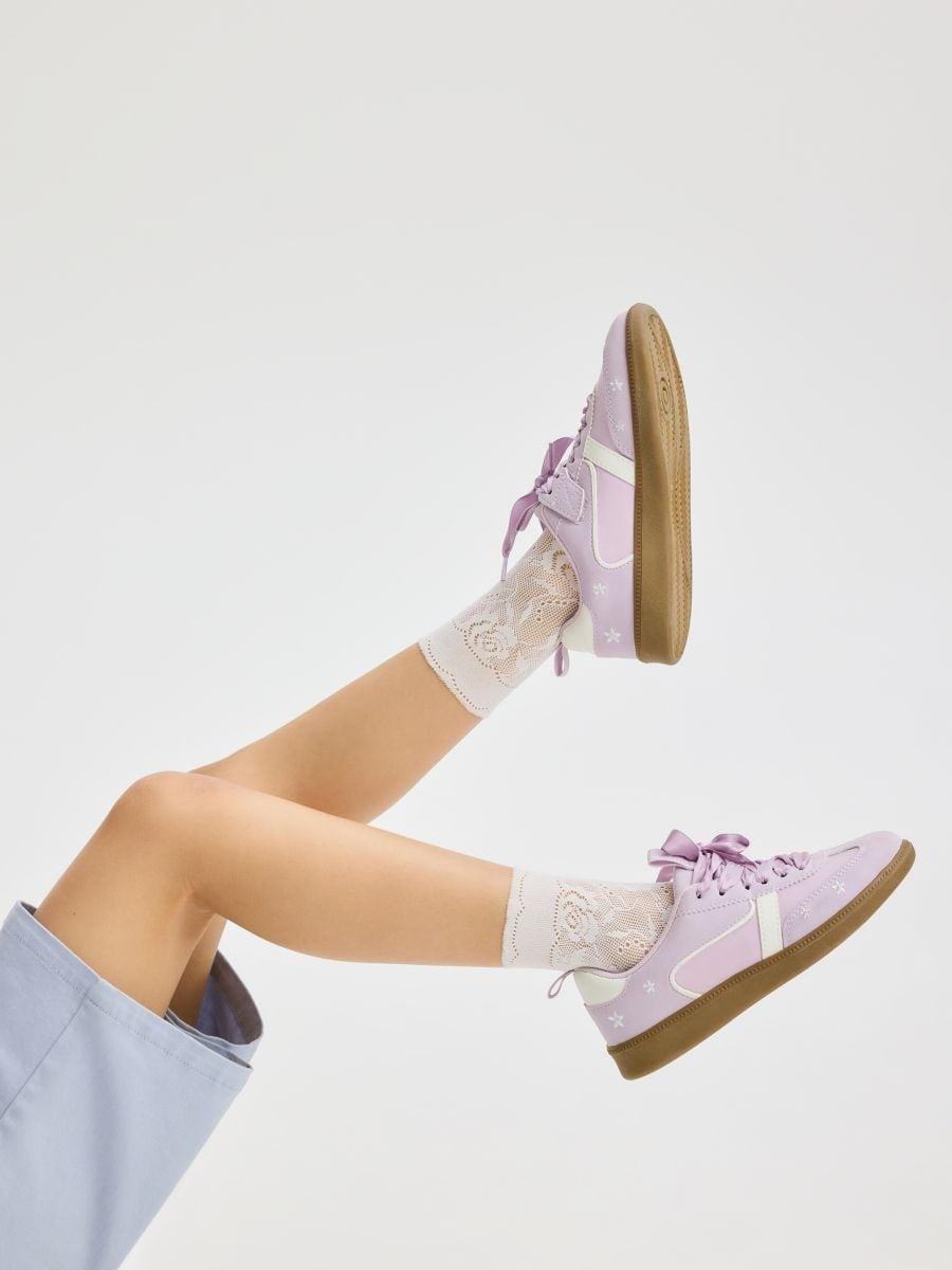 White Socks Multi, Kids Girl, White, large image number 0