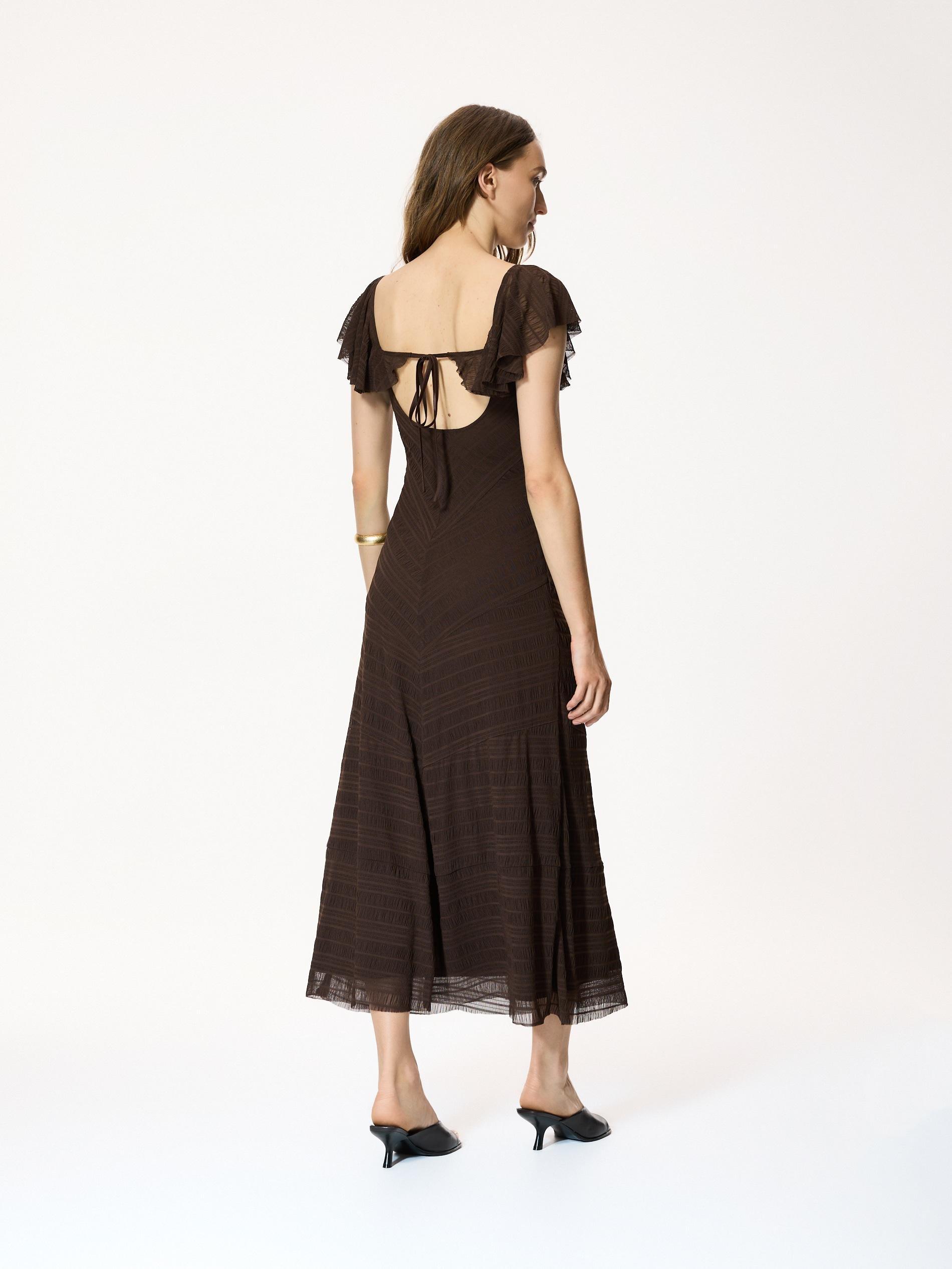 Brown Maxi Dress, Brown, large image number 2