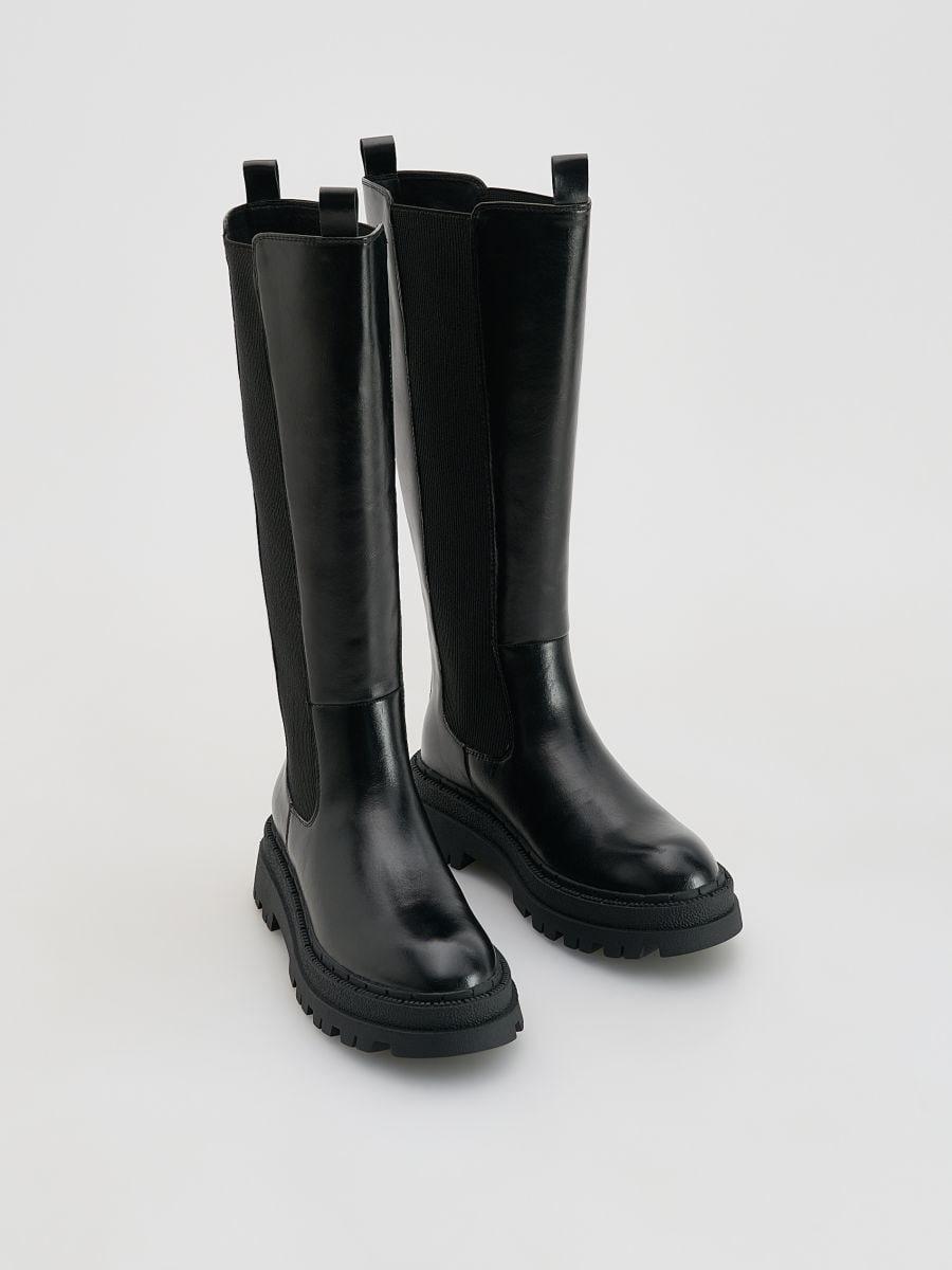 Black Boots, Black, large image number 1