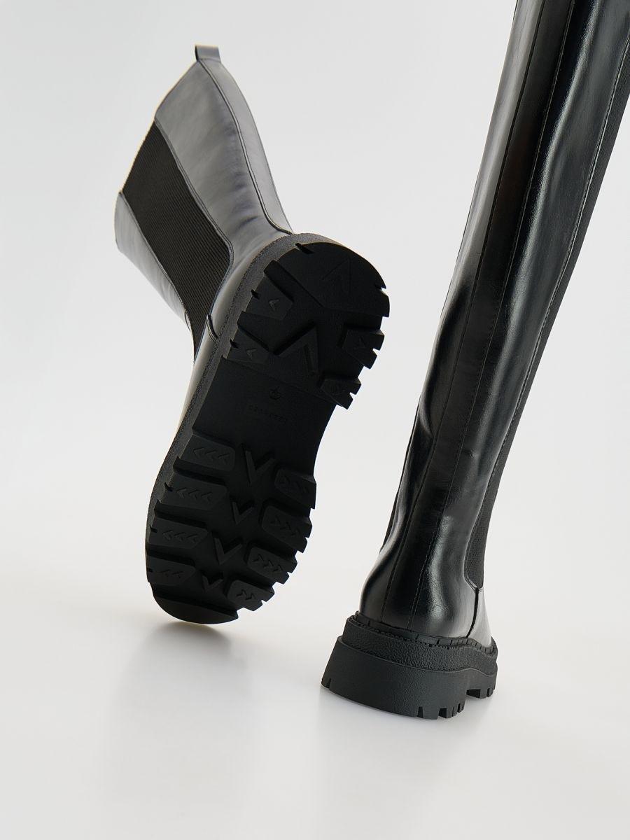 Black Boots, Black, medium