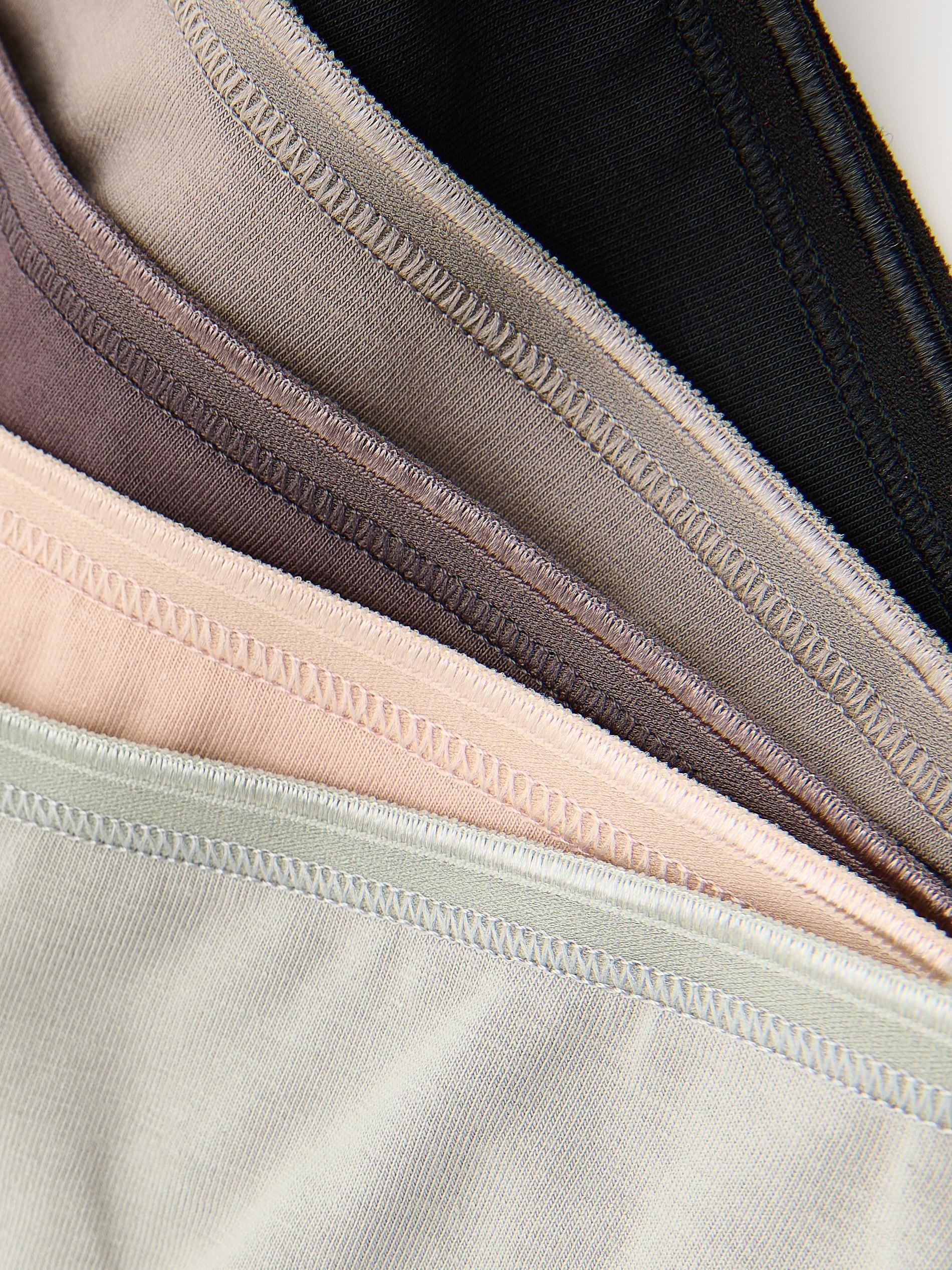 Brown Cotton-Rich Bikini Briefs, Set Of 5, , large image number 2