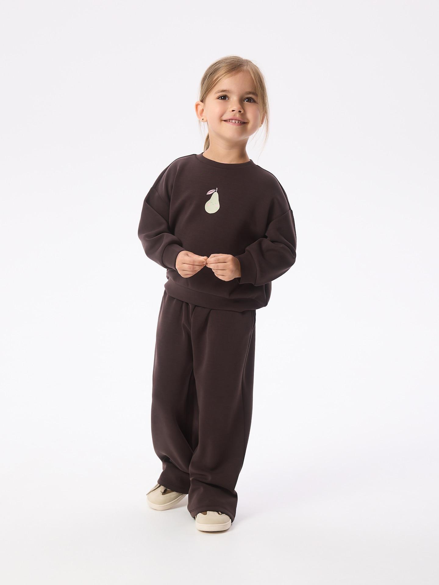 Brown Modal Blend Sweatpants, Brown, medium