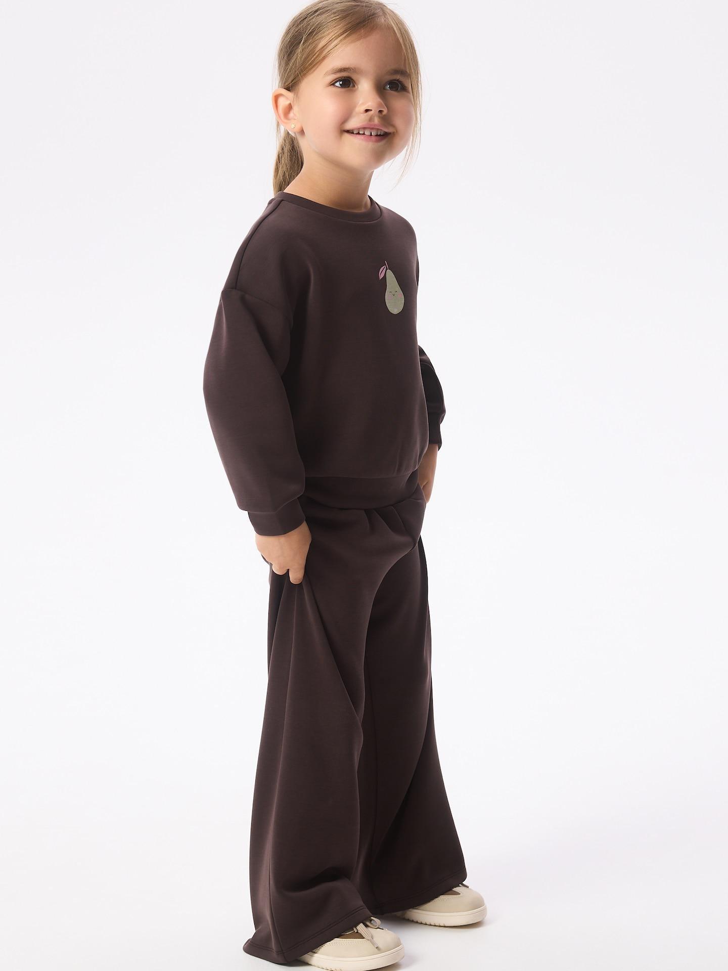 Brown Modal Blend Sweatpants, Brown, medium