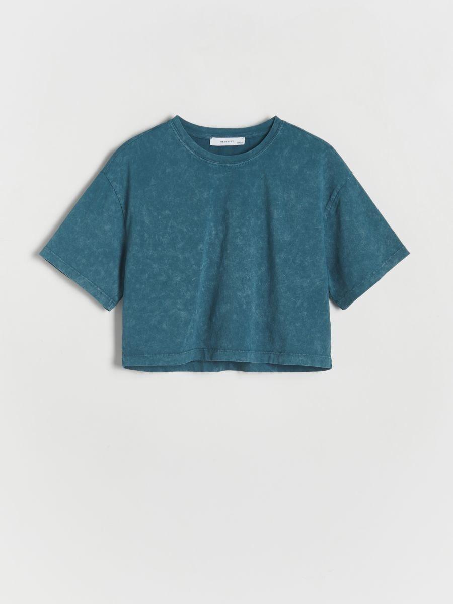 Green T-Shirt With Wash Effect, Kids Girls, , large image number 0