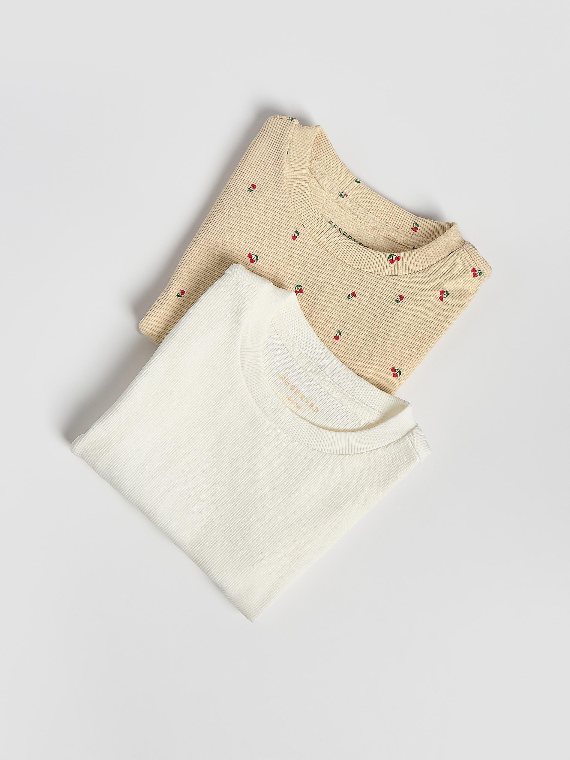 Multicolour Cotton T-Shirts 2 Pack, Multicolor, large image number 0