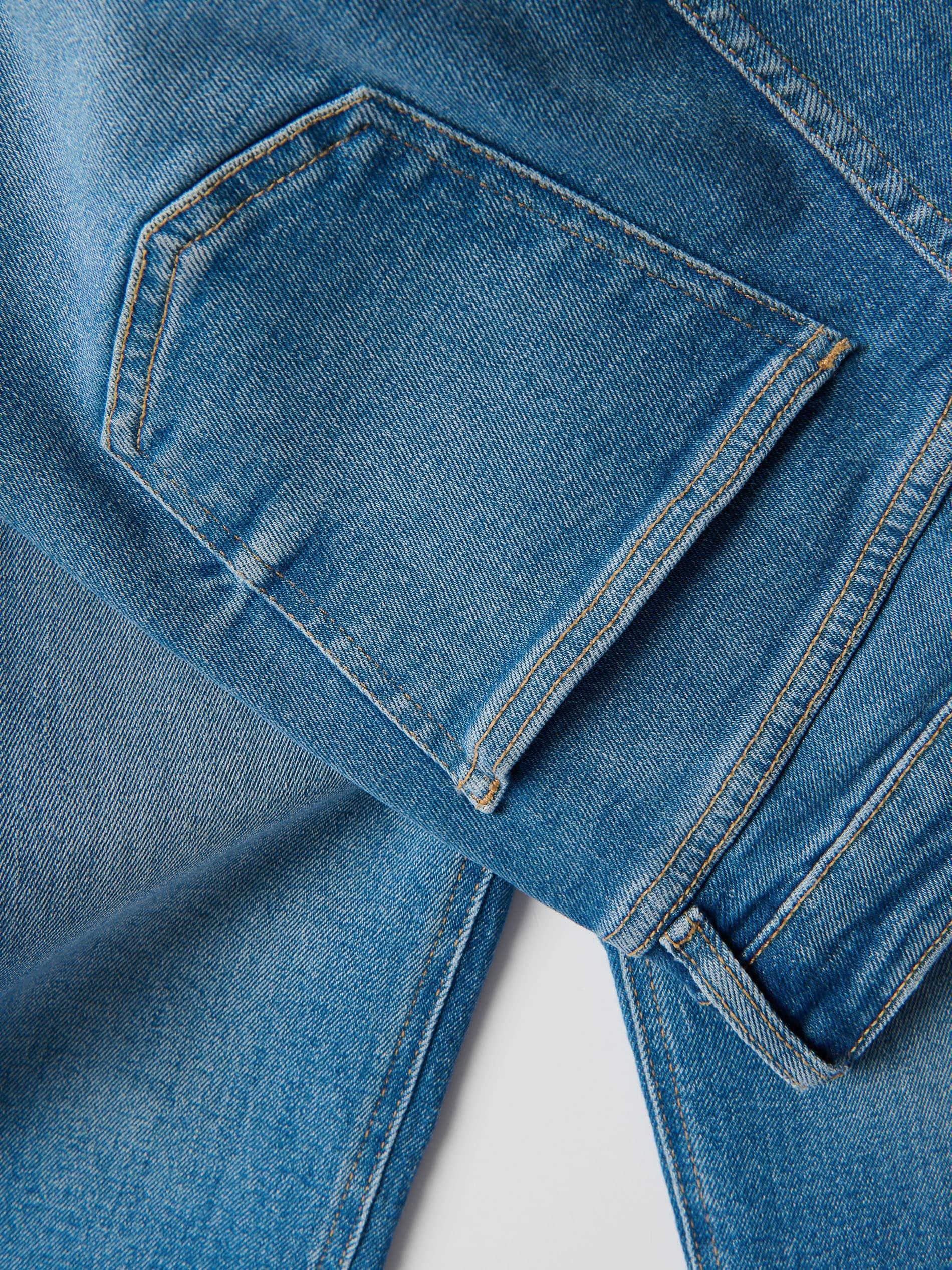 Blue Jeans Straight Jeans, Blue, large image number 5
