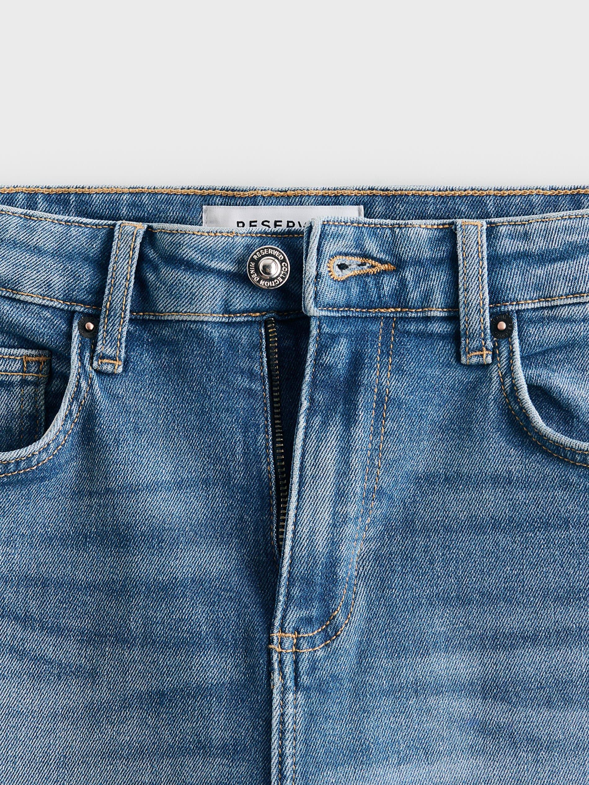 Blue Jeans Straight Jeans, Blue, large image number 6