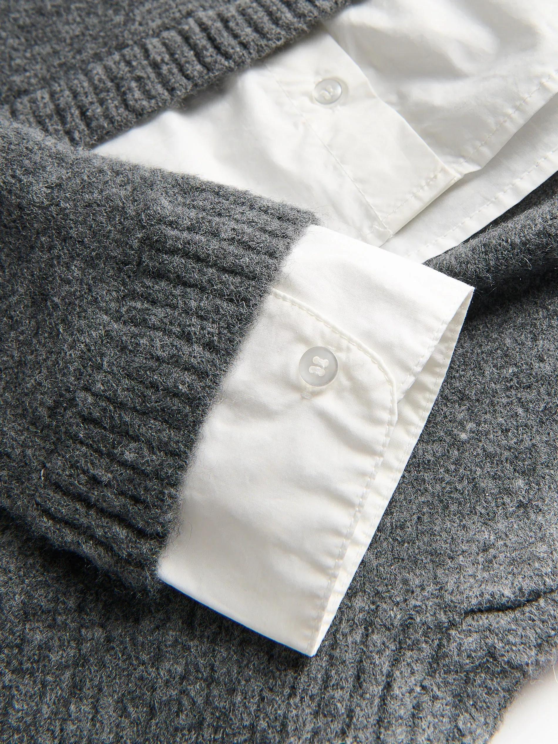 DARK GREY Turtleneck jumper, , large image number 10