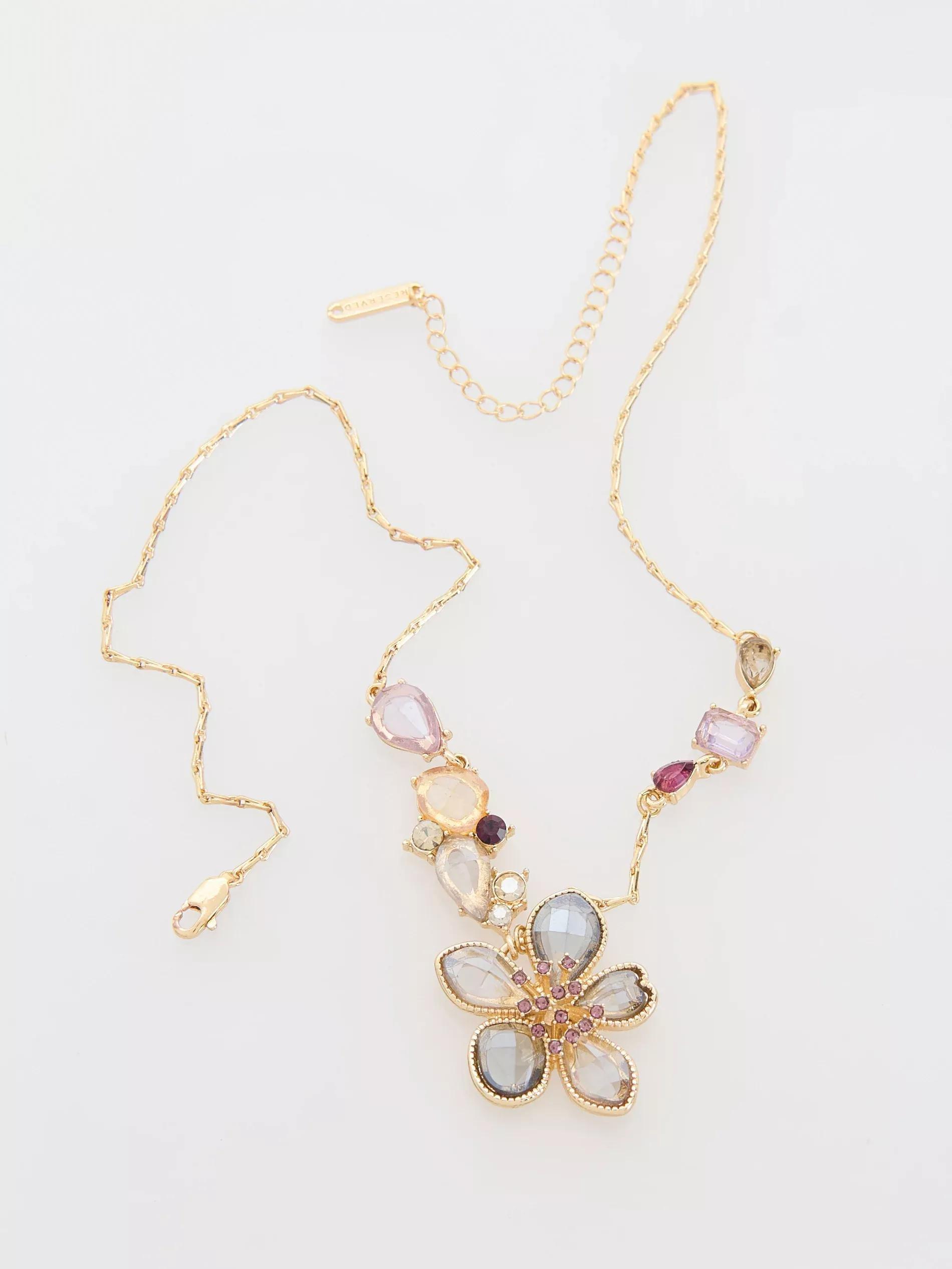 Multicolour Necklace With Pendant, Multicolor, large image number 3