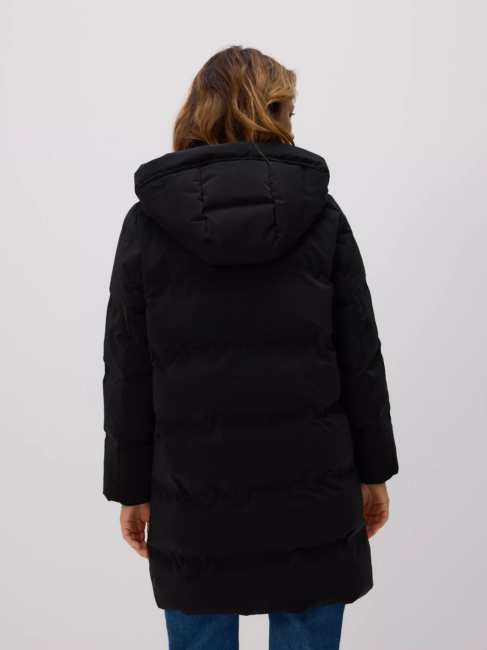 Black Quilted Jacket, Black, large image number 3