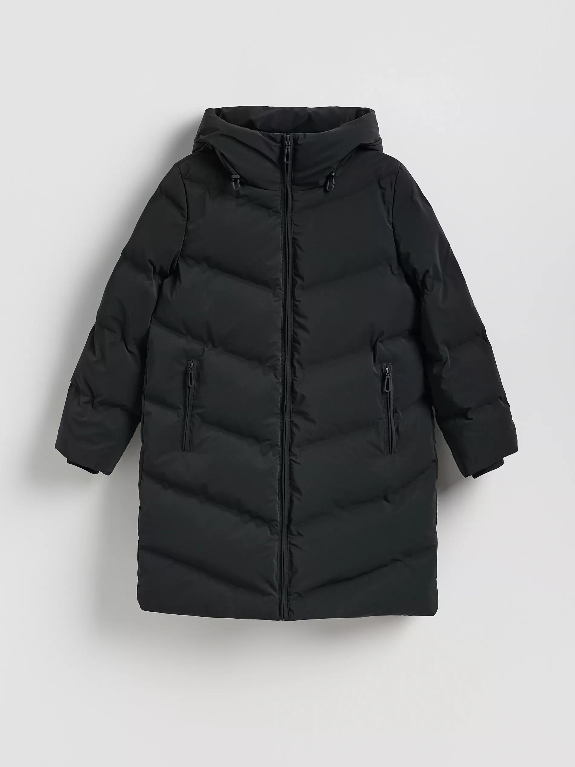 Black Quilted Jacket, Black, large image number 4