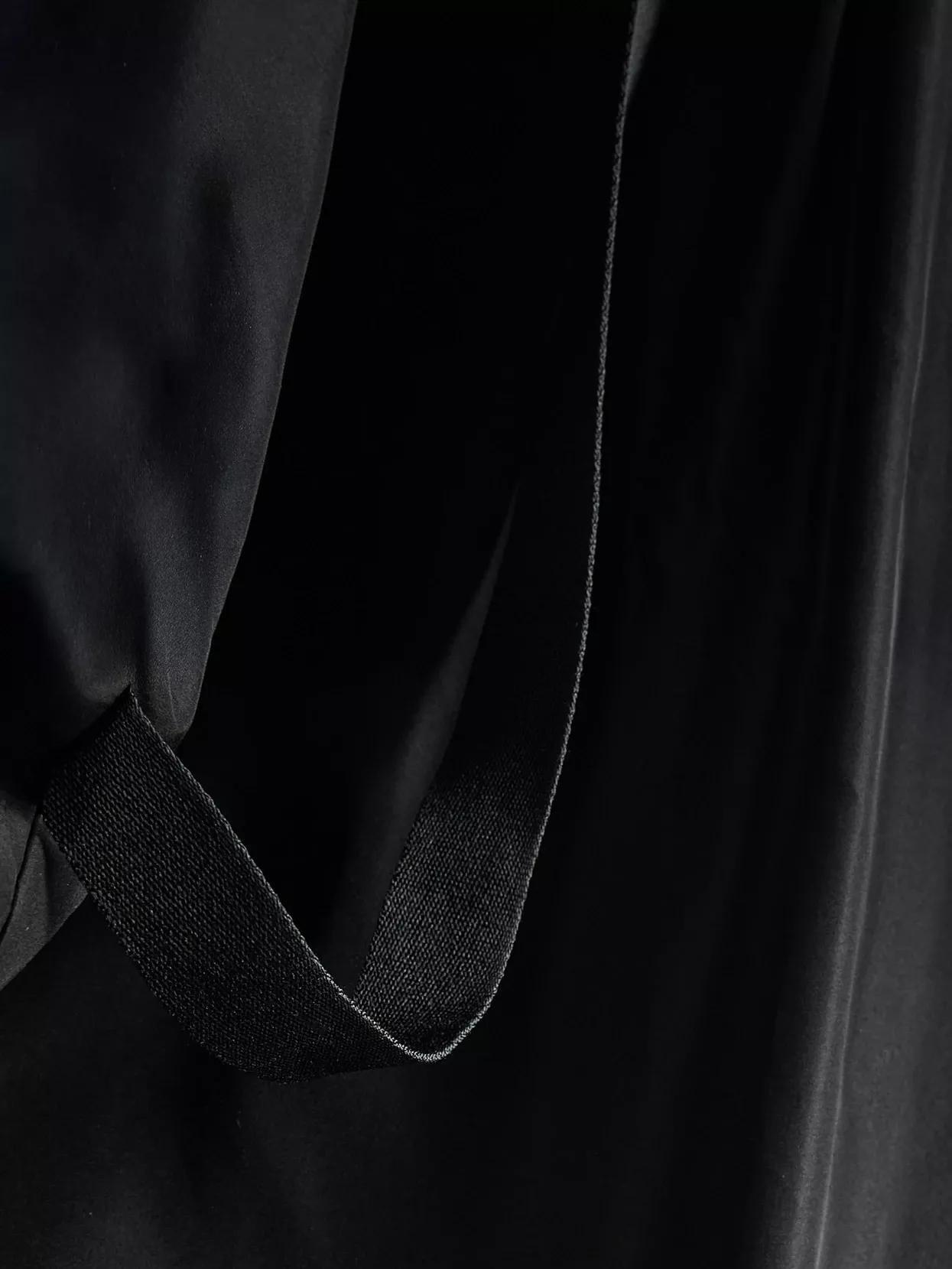 Black Quilted Jacket, Black, large image number 5