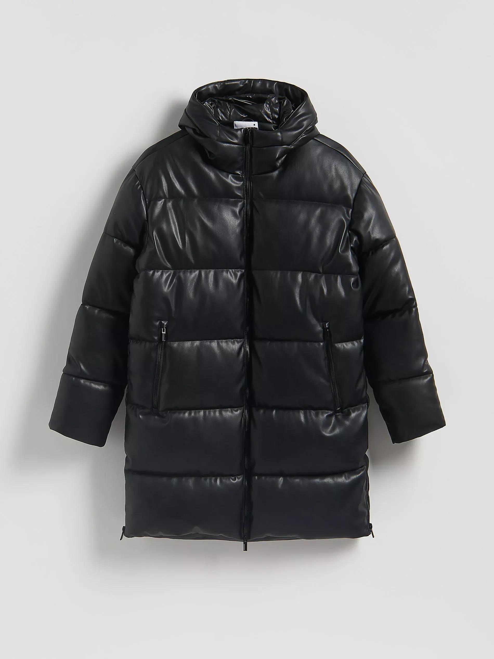 Black Jacket With Contrasting Inserts, Black, large image number 0