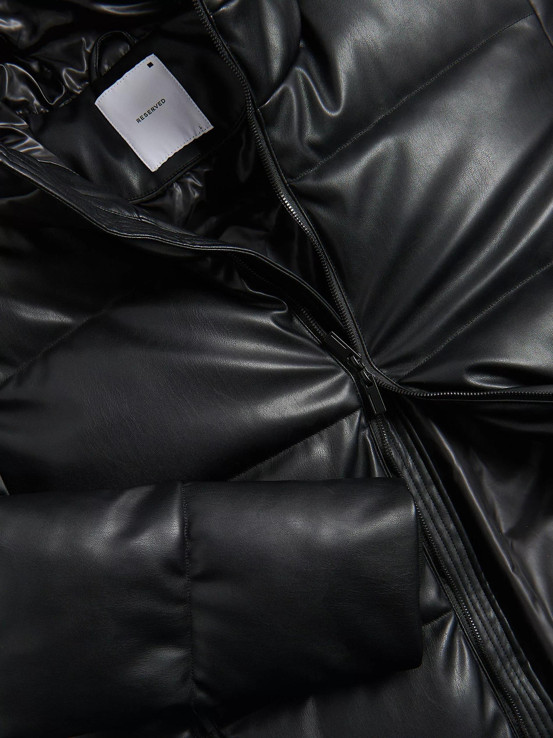 Black Jacket With Contrasting Inserts, Black, large image number 1