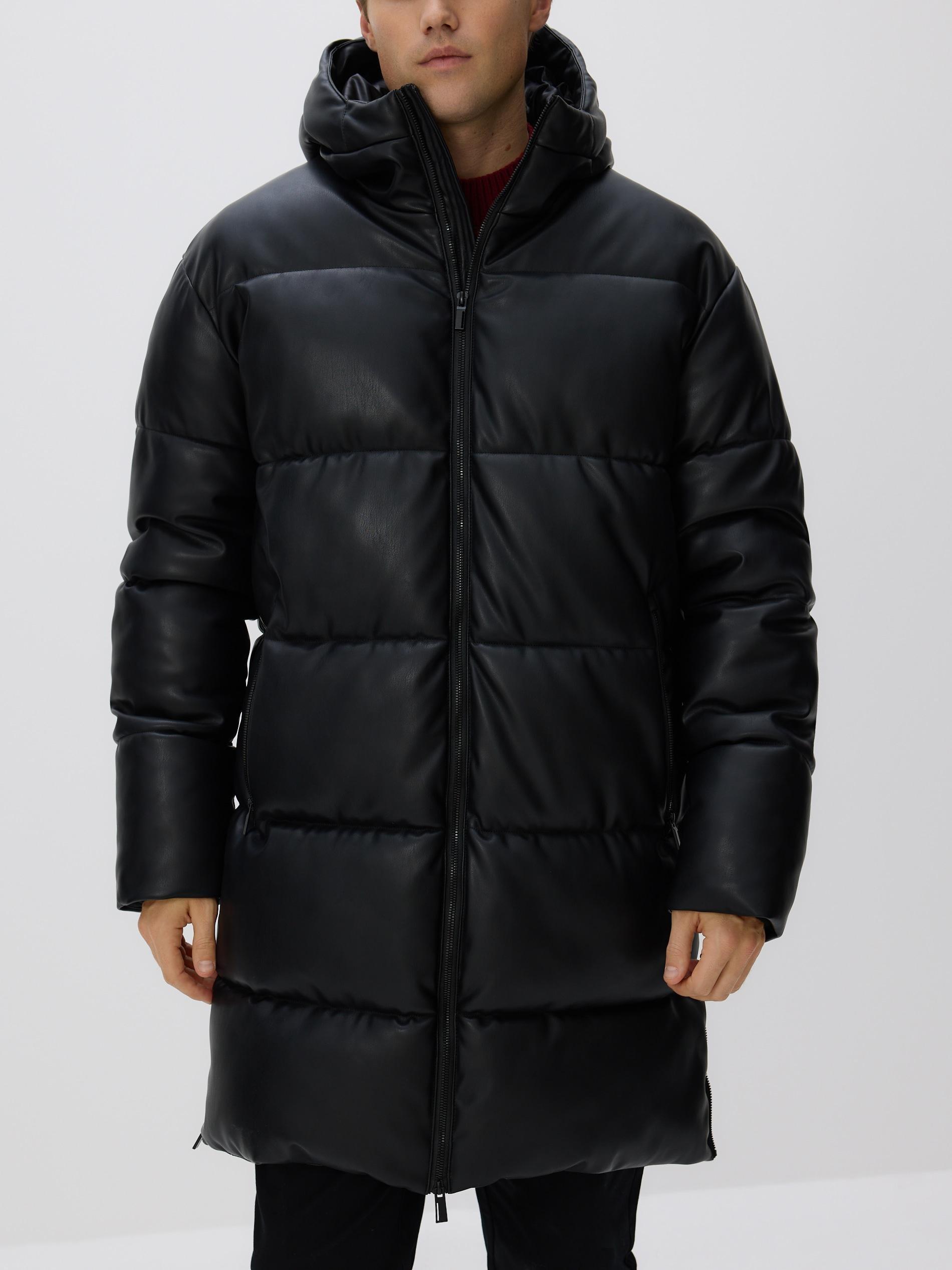 Black Jacket With Contrasting Inserts, Black, medium