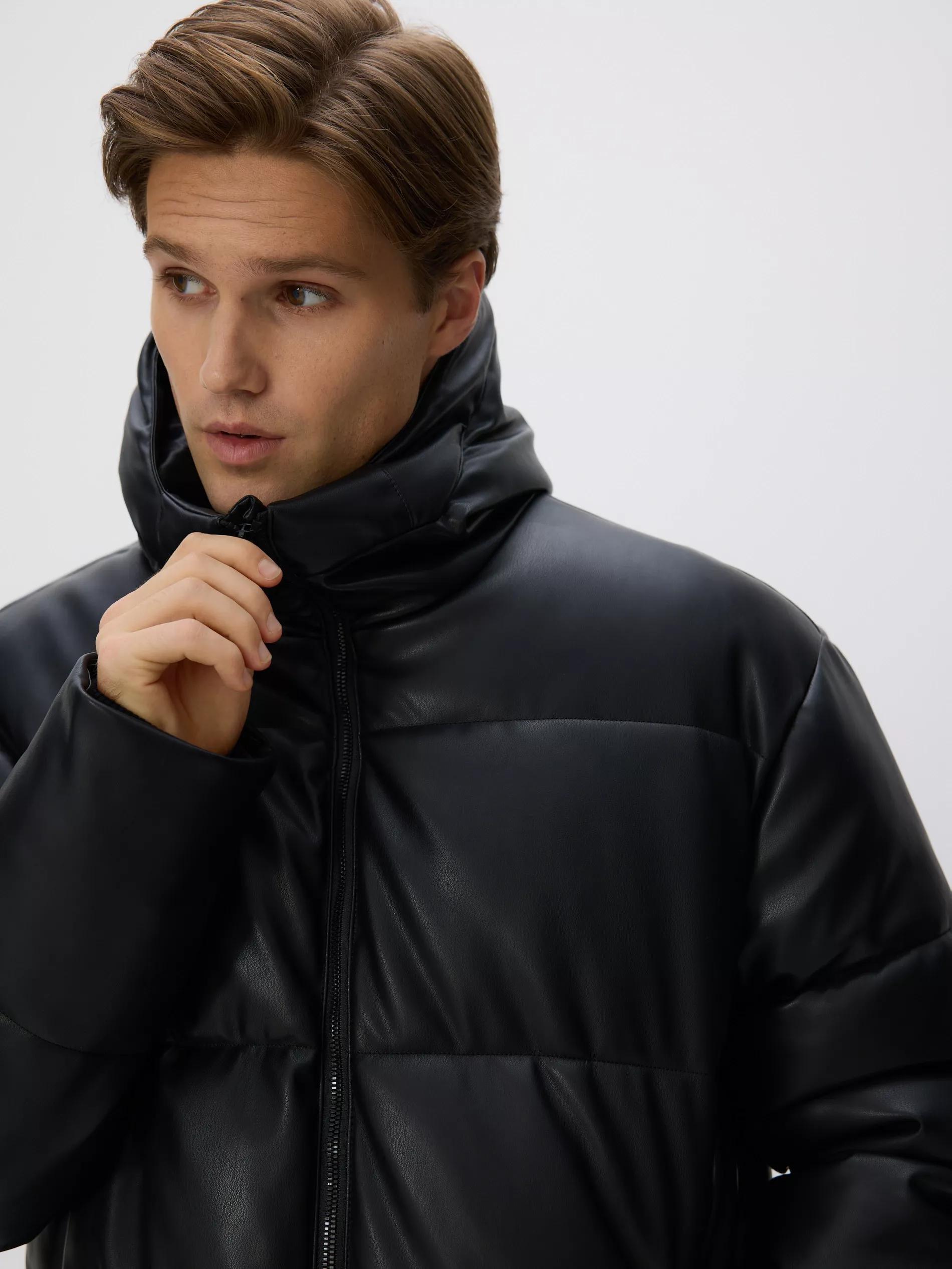 Black Jacket With Contrasting Inserts, Black, medium