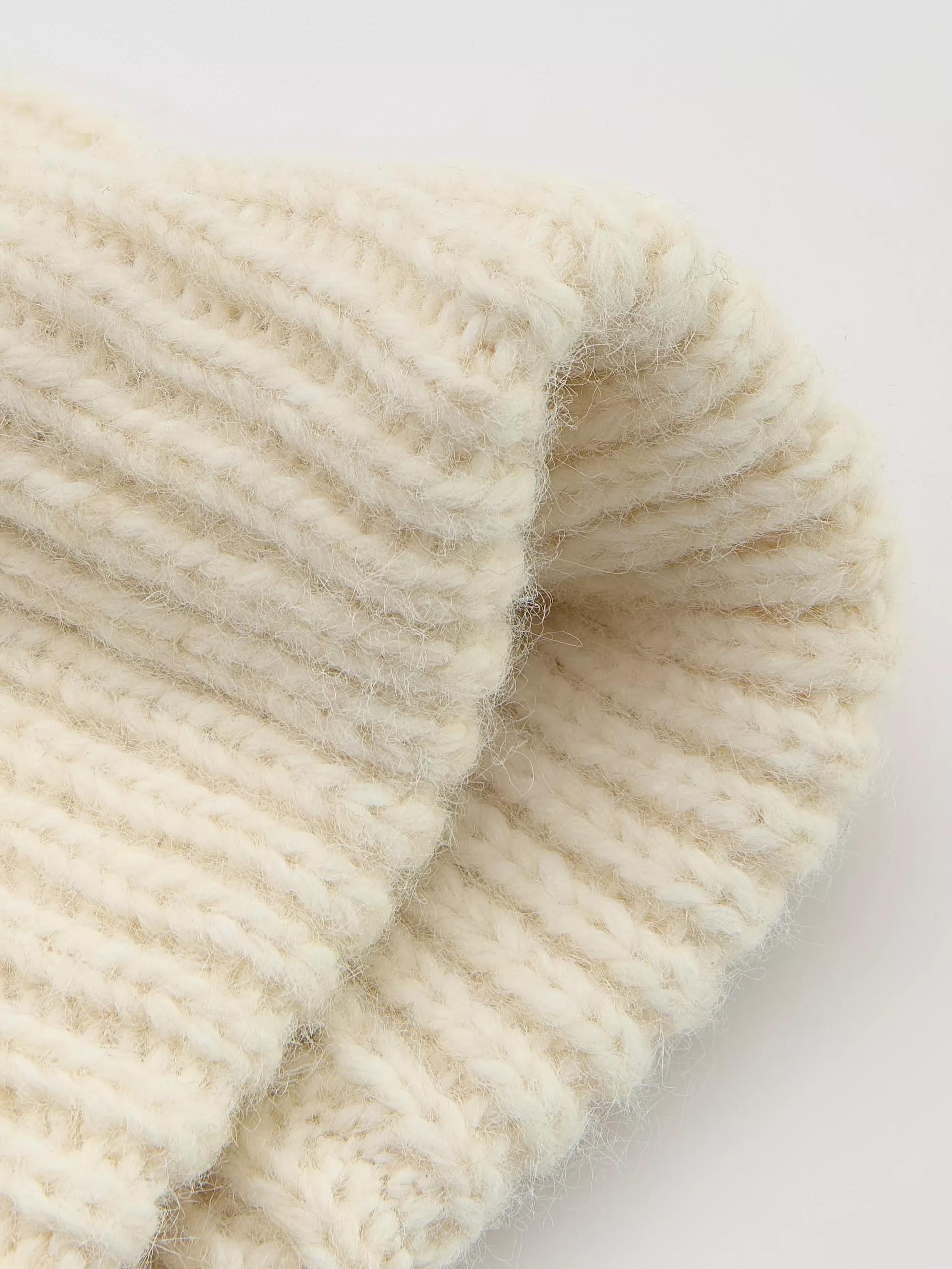 Cream Beanie, Ivory, large image number 3