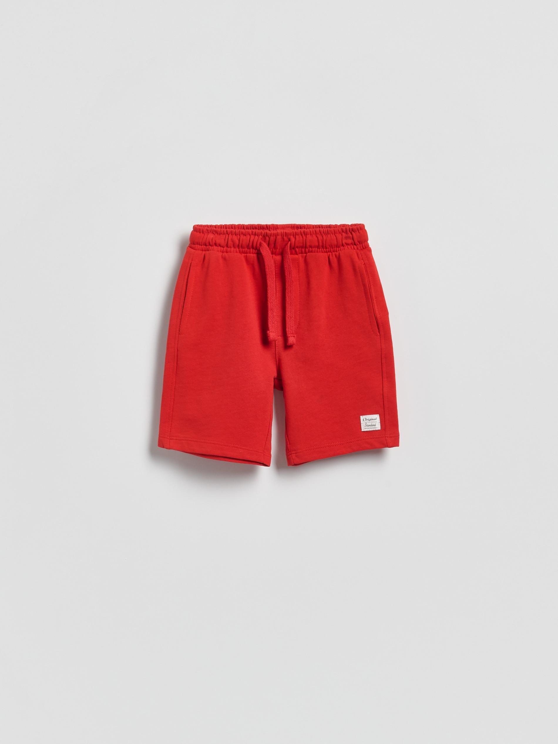 Red Bermuda Shorts, Red, large image number 0