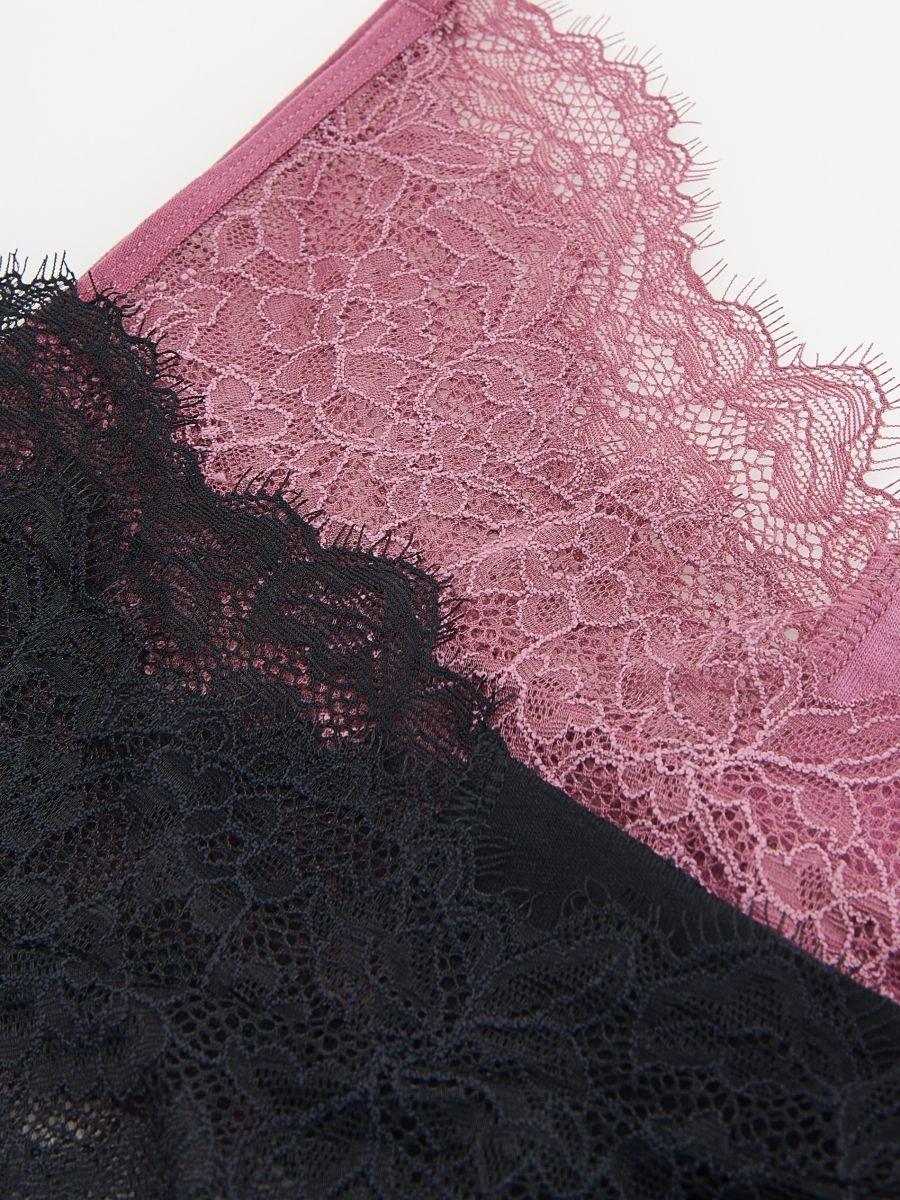 Purple Lace Thongs, Set Of 2, , large image number 4