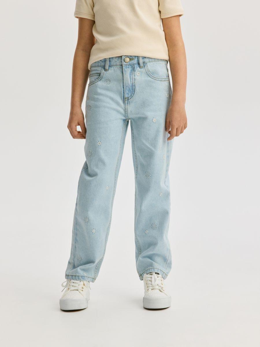 Blue Jeans Trousers, Kids Girl, , large image number 0