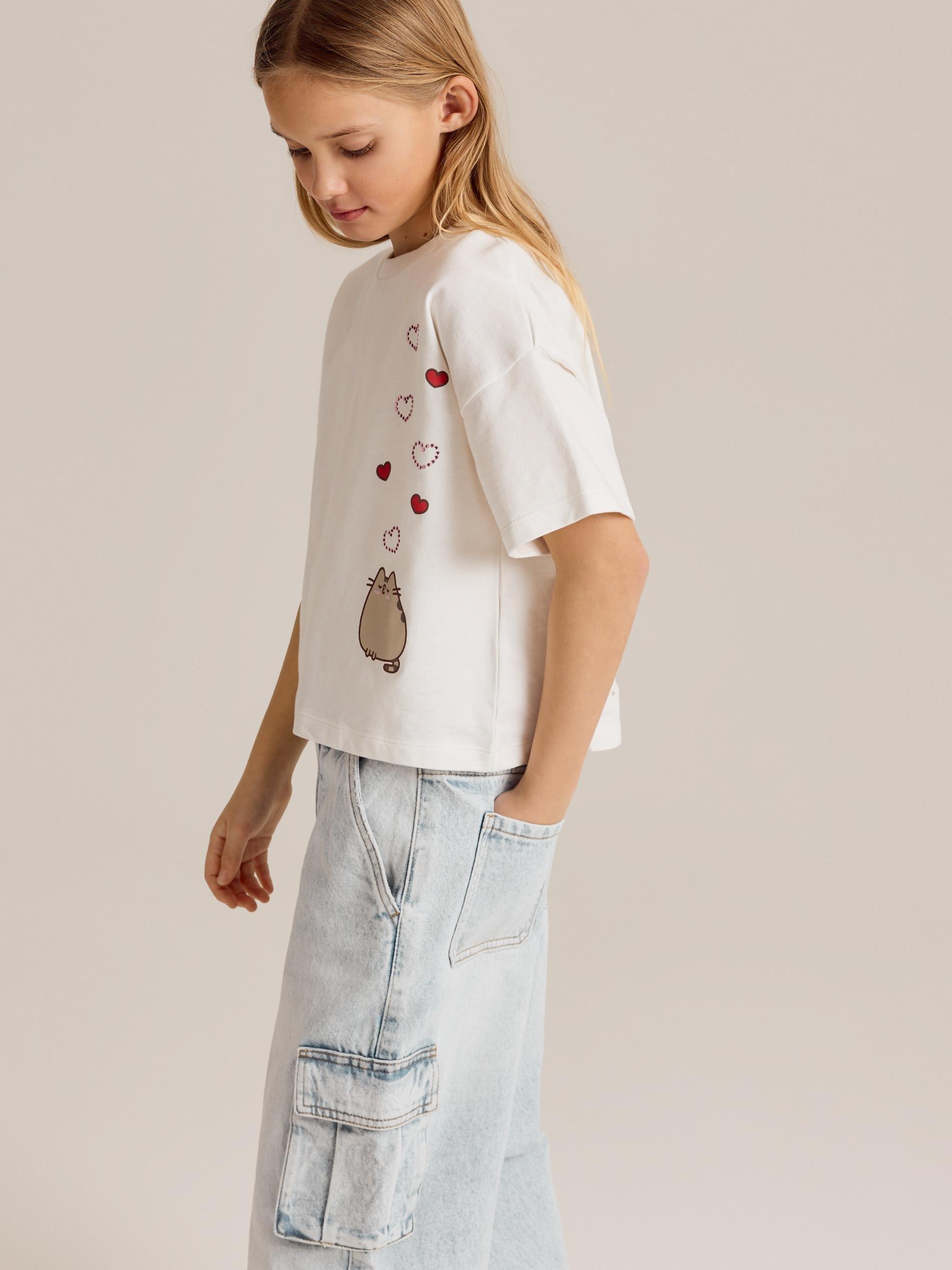 Blue Baggy Jeans With Cargo Pockets, Blue, medium