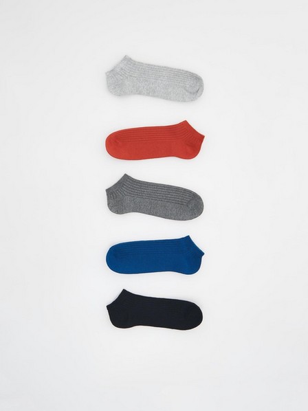 Reserved - Red Socks, Set Of 5