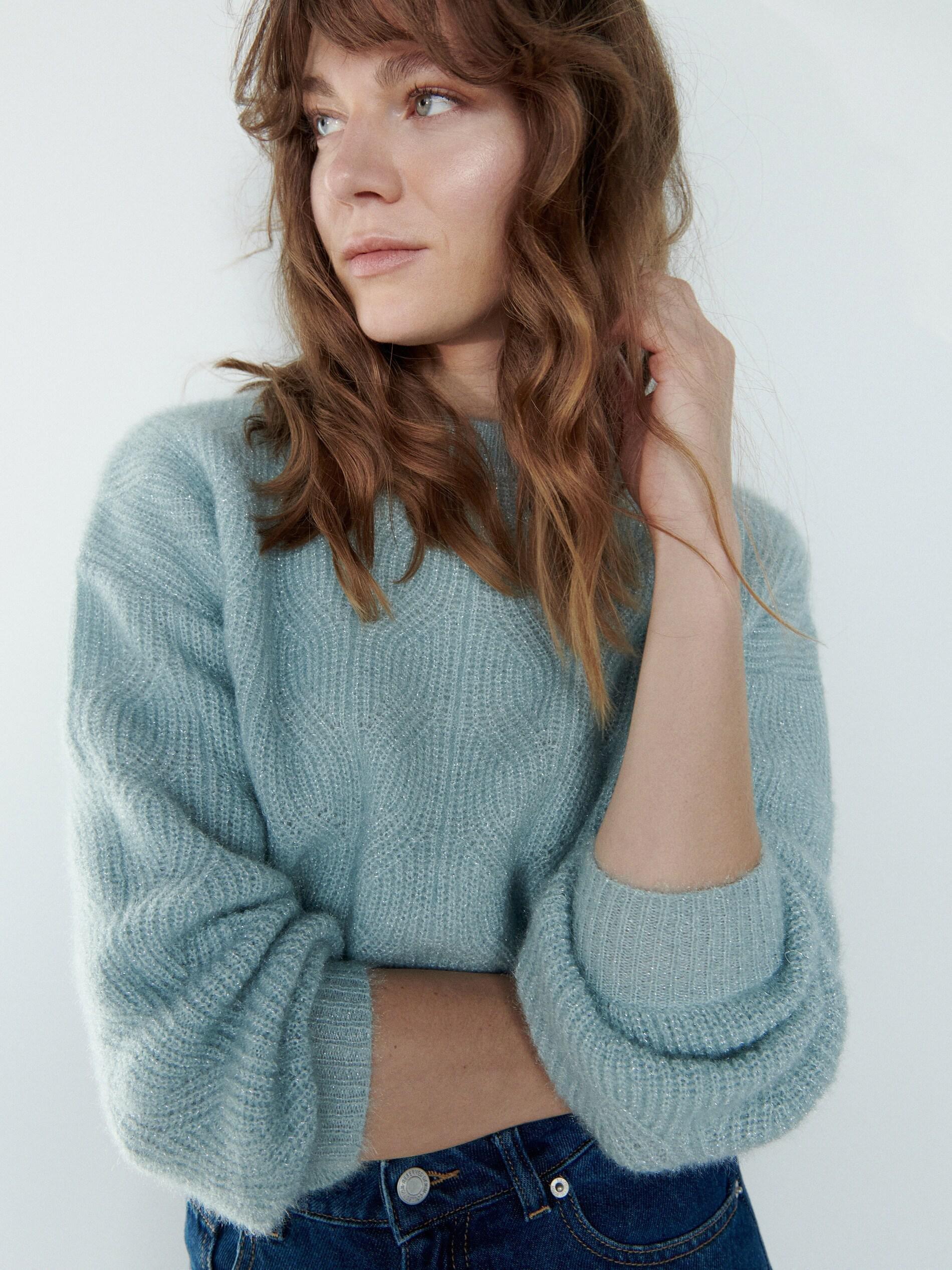 Turquoise Sweater, Women, , large image number 1