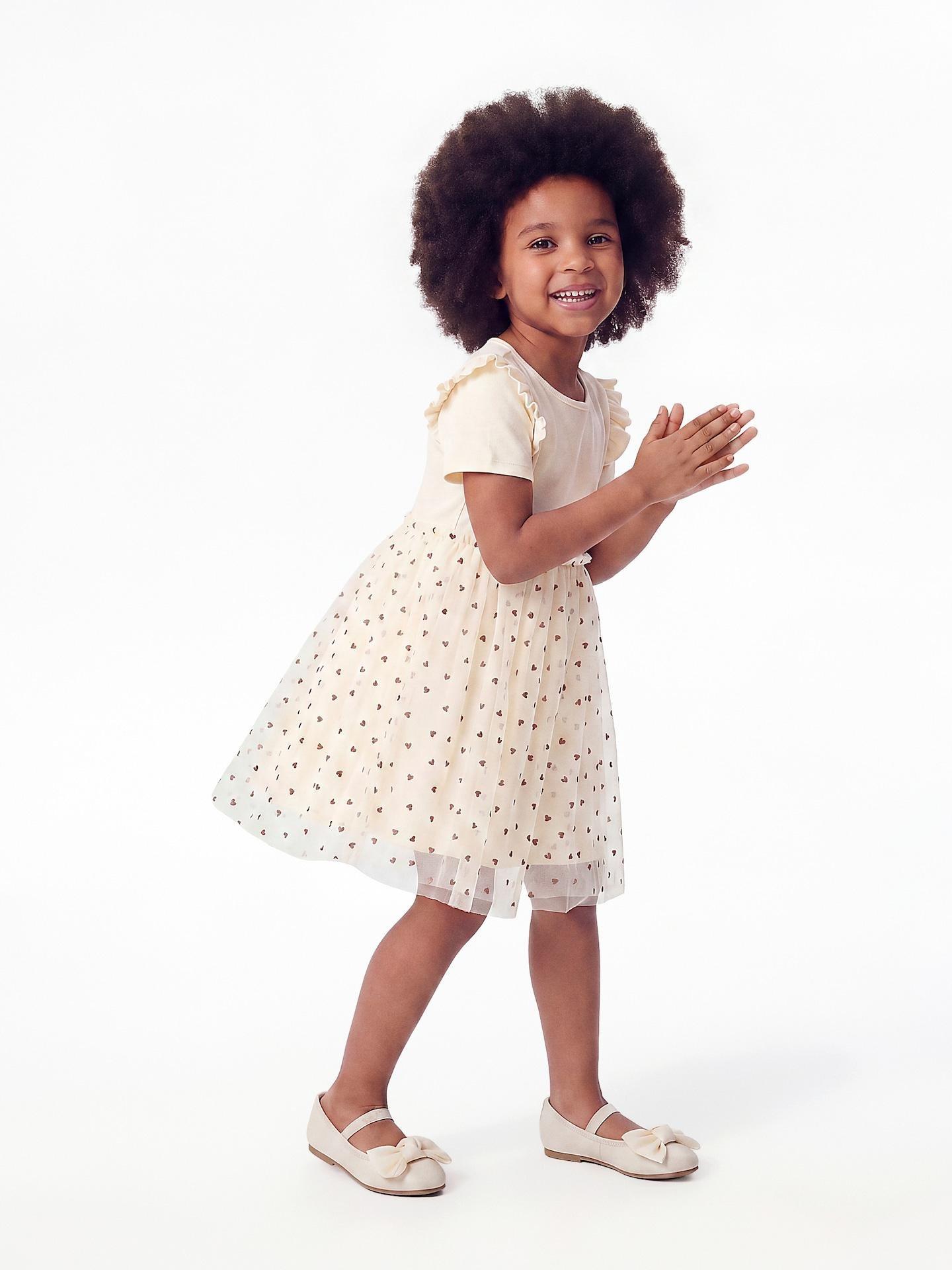 Cream Tulle Dress, Ivory, medium