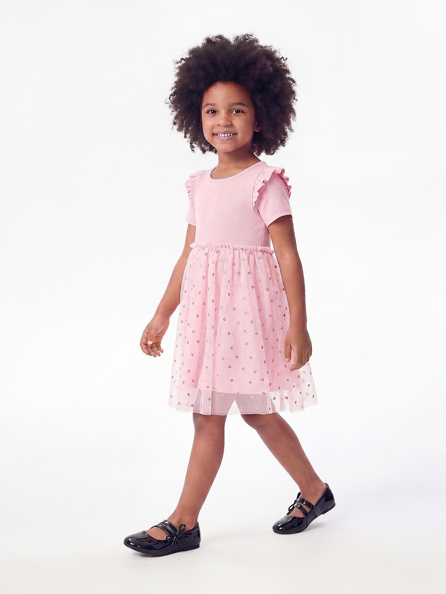 Pink Tulle Dress, Pink, large image number 4