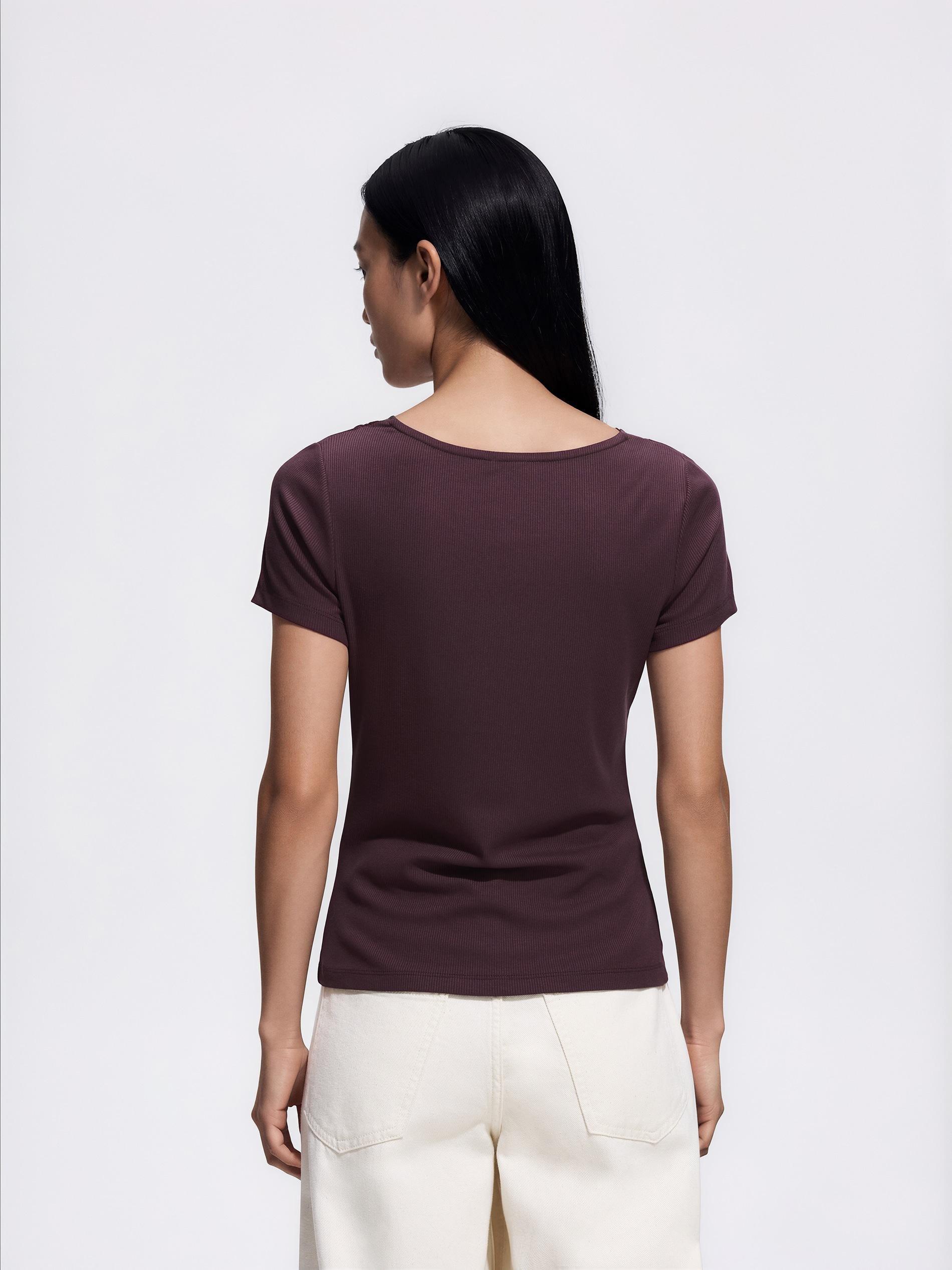 Purple Viscose Blouse, Purple, large image number 3