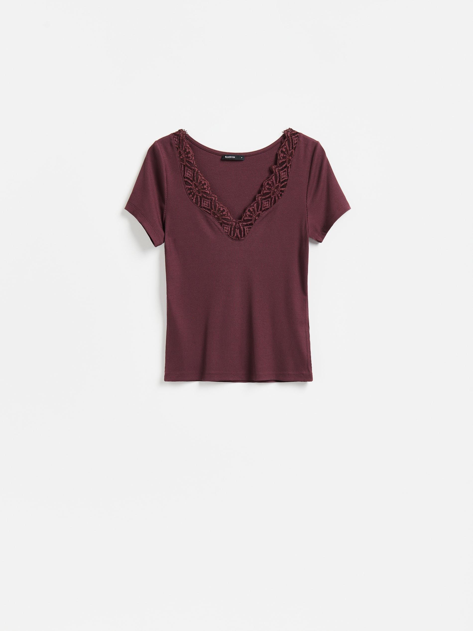Purple Viscose Blouse, Purple, large image number 4