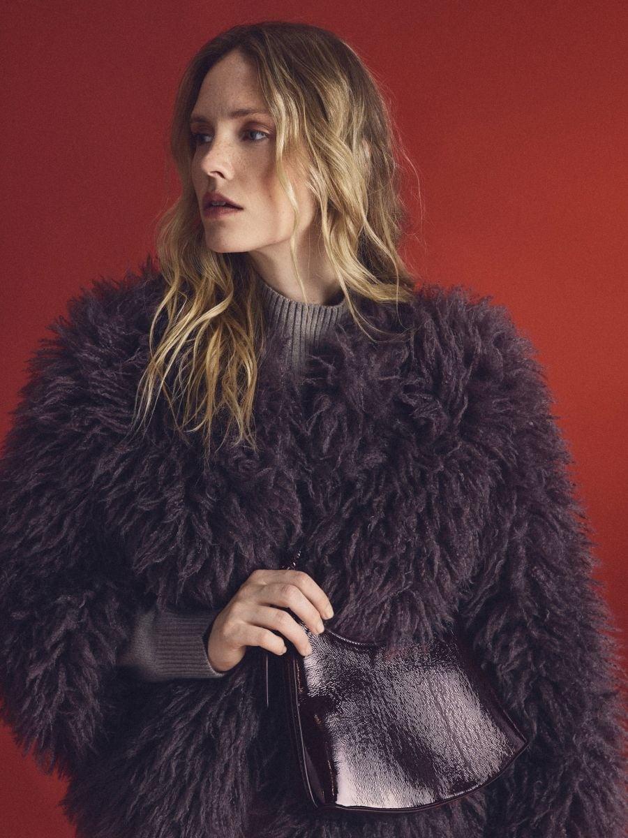 Brown Handbag, Burgundy, large image number 0