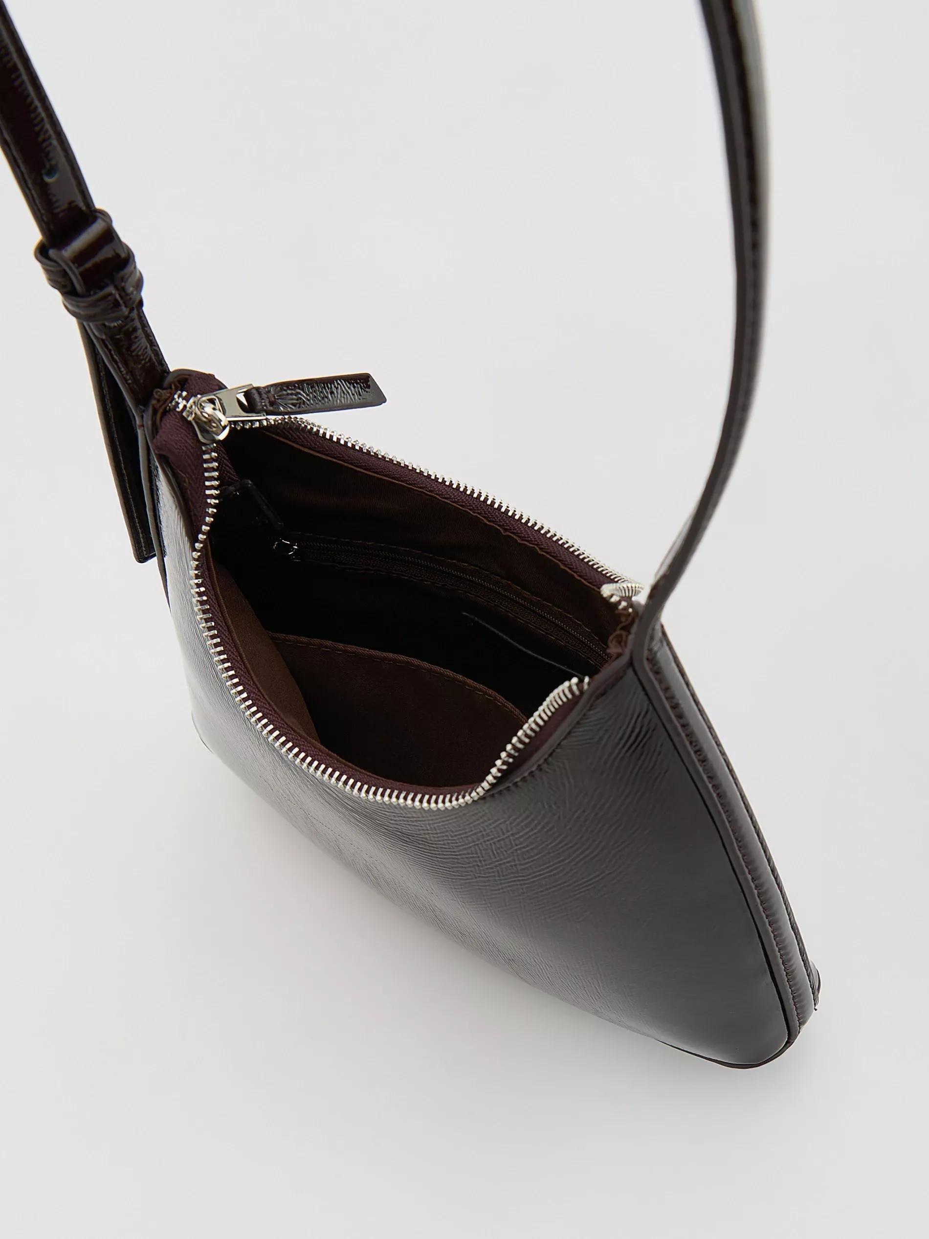 Burgundy Handbag With Adjustable Strap, Burgundy, large image number 3