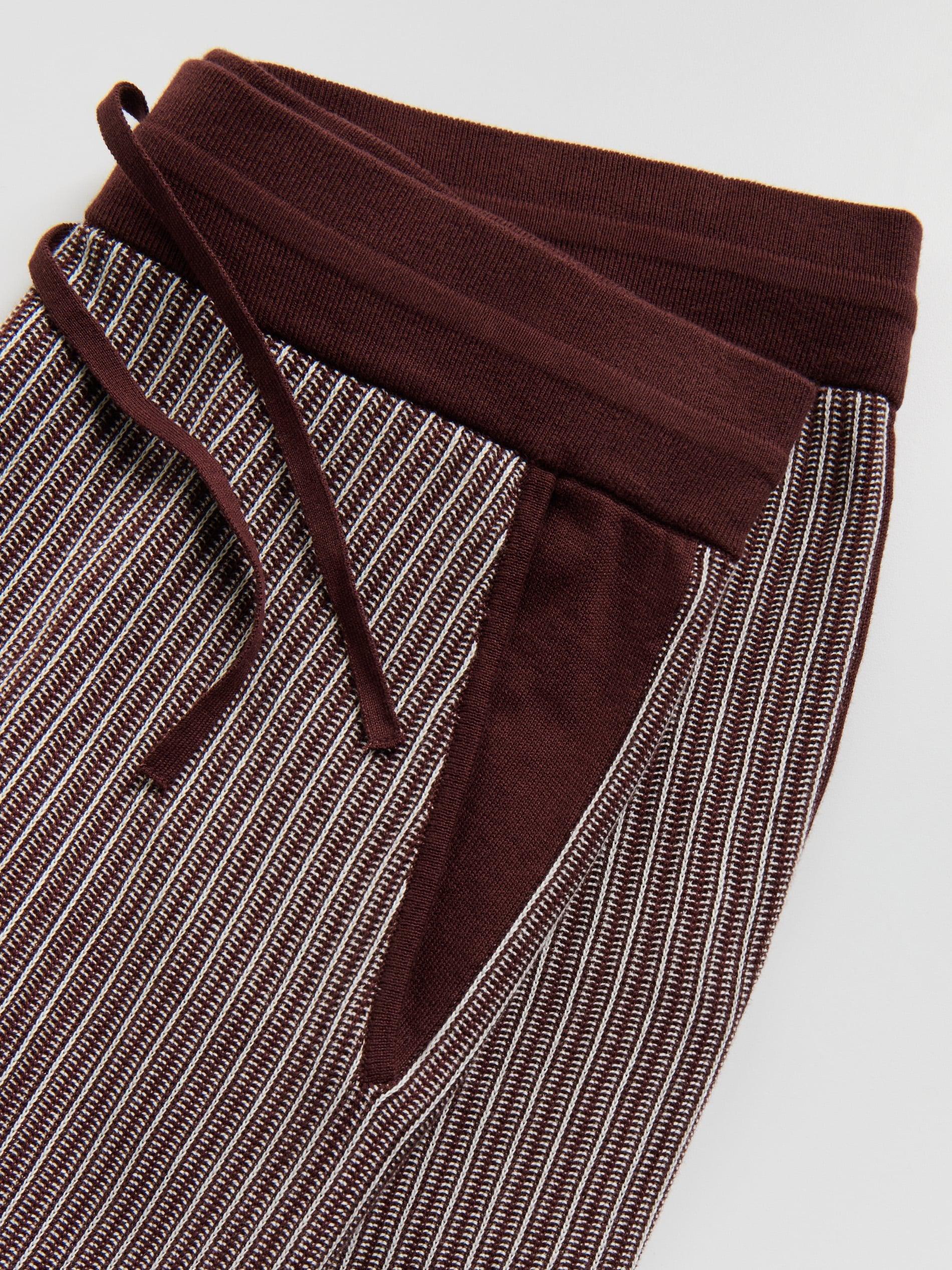 Brown Structured Regular Fit Shorts, Brown, large image number 4