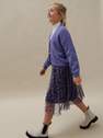 Reserved - Multicolor Pleated Skirt, Kids Girl