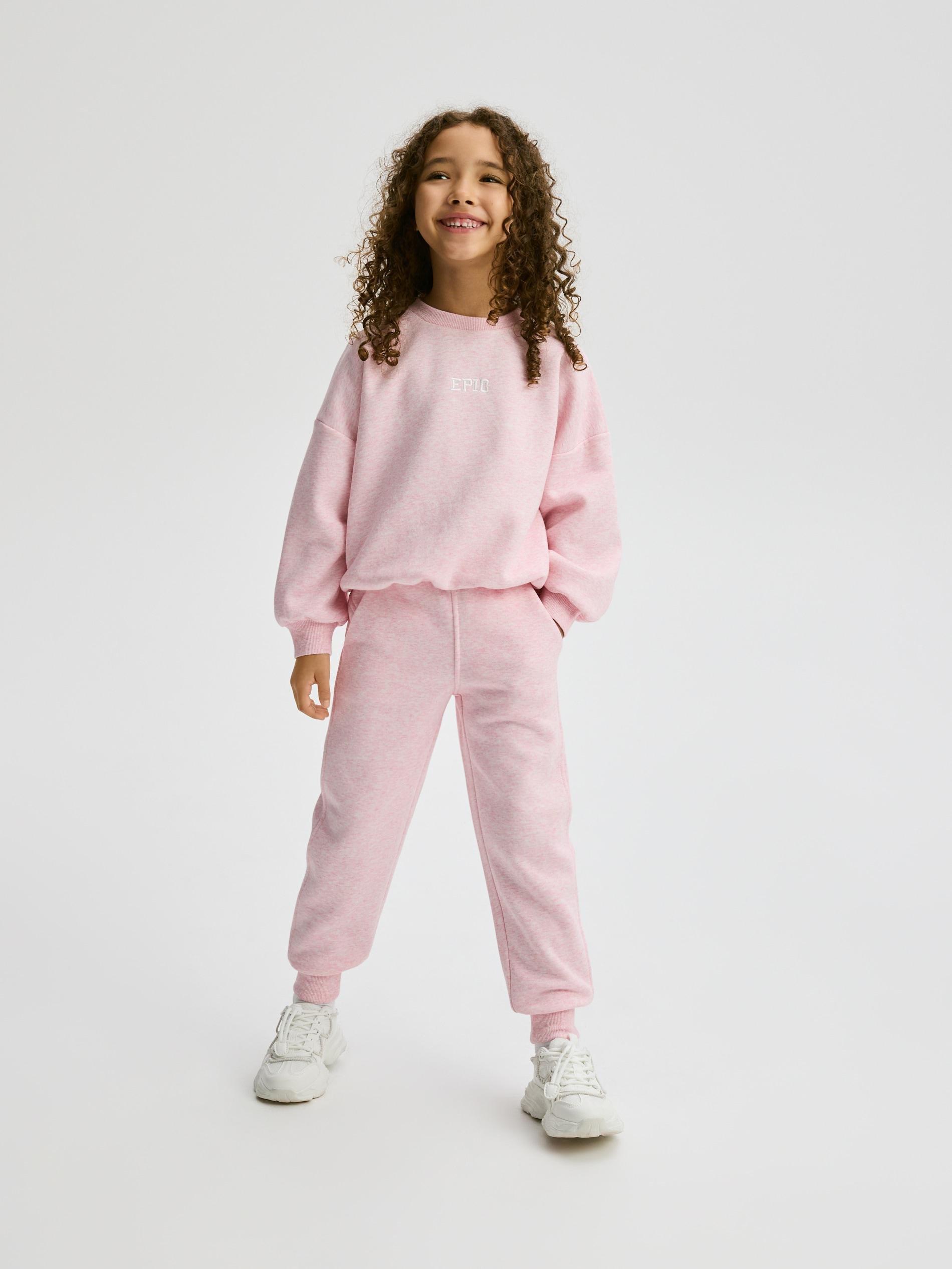 Pink Joggers With Cuffs, Pink, large image number 4