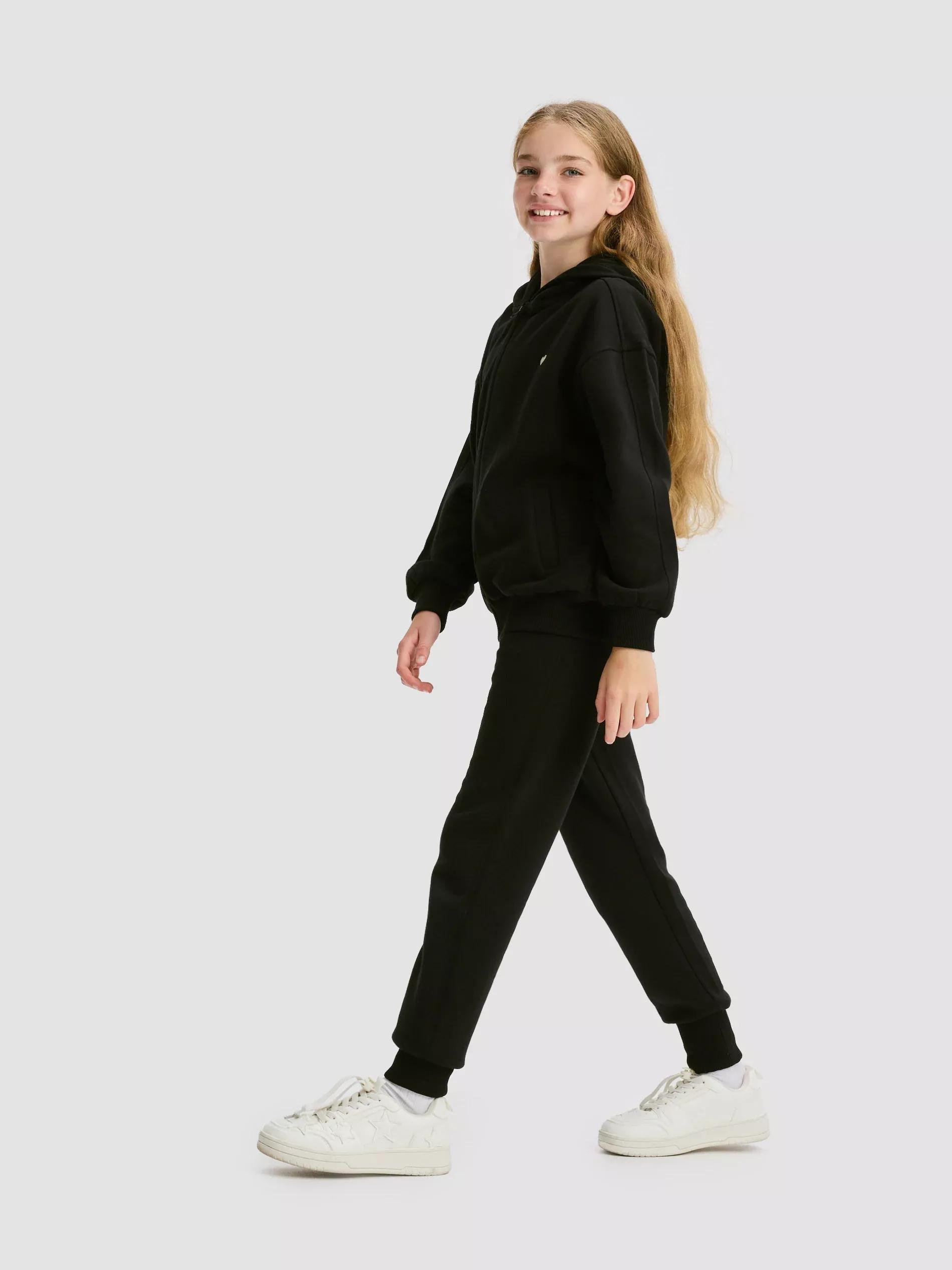 Black Sweatpants, Black, large image number 1