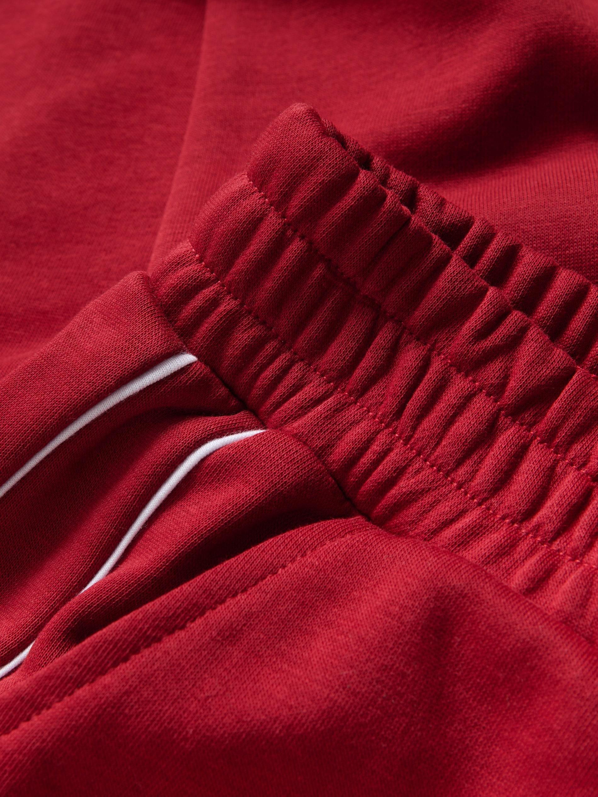 MAROON Sweatpants with side stripes, Burgundy, large image number 3