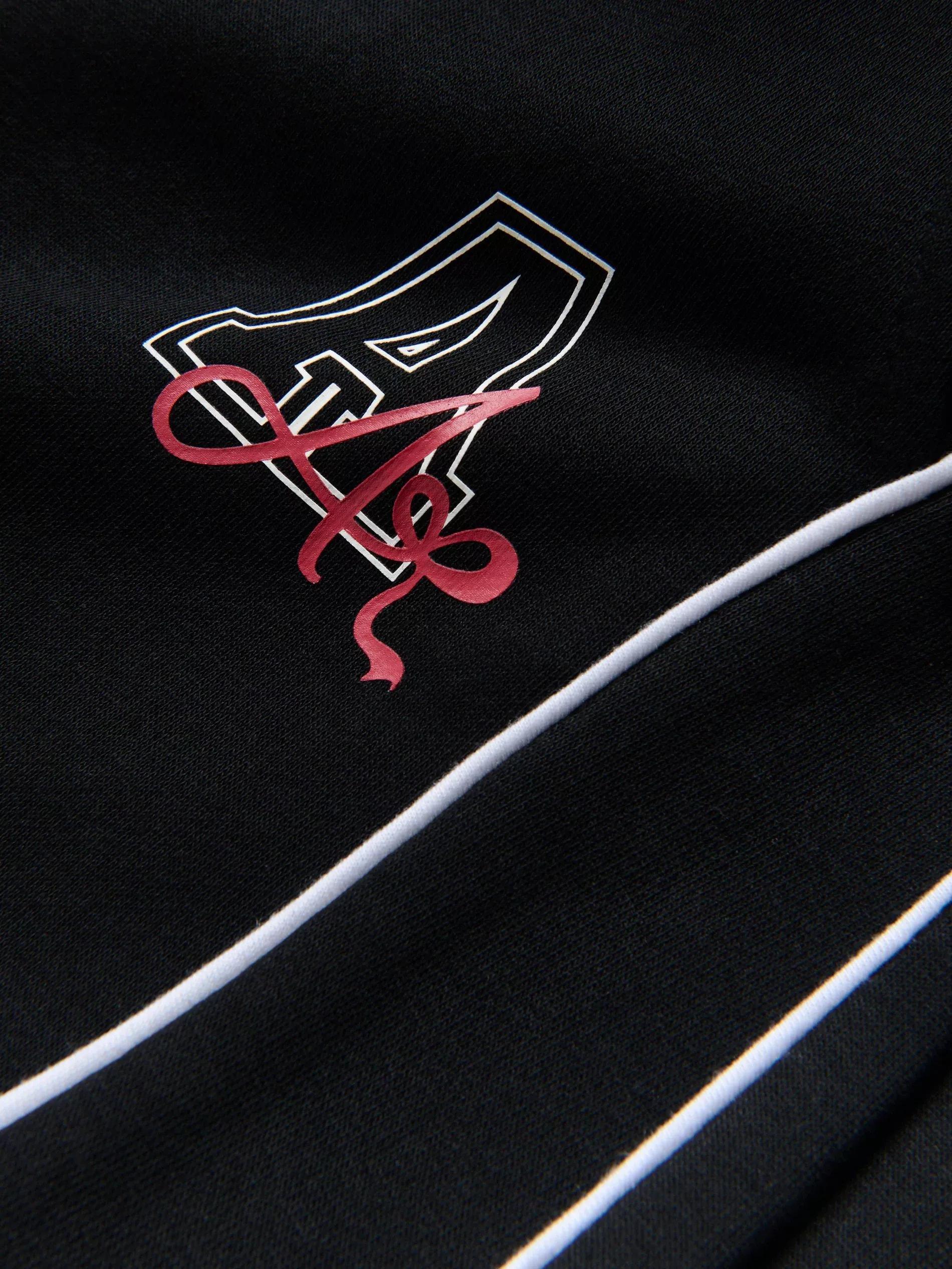 BLACK Sweatpants with side stripes, , large image number 1