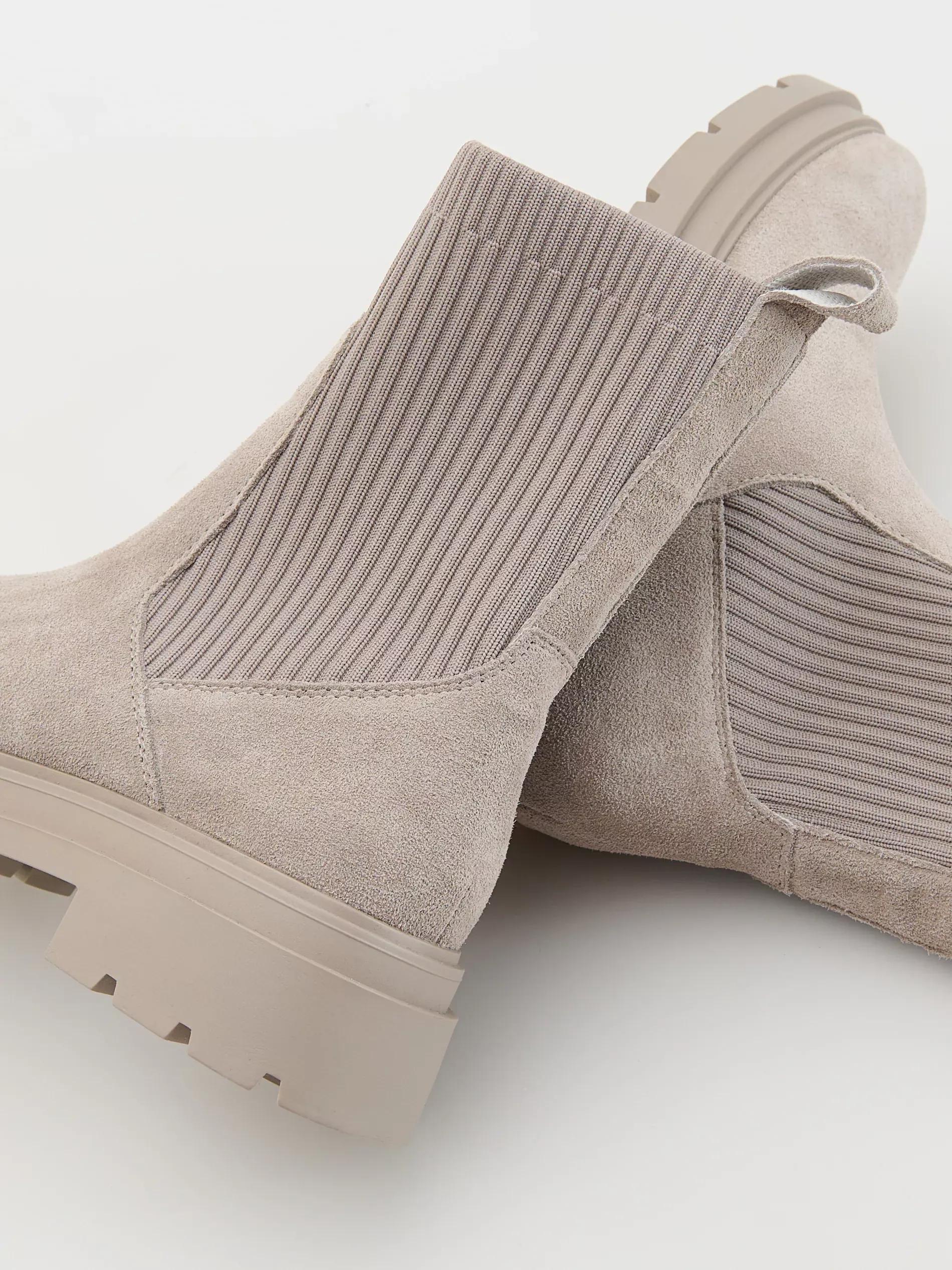 Grey Suede Ankle Boots, , large image number 3